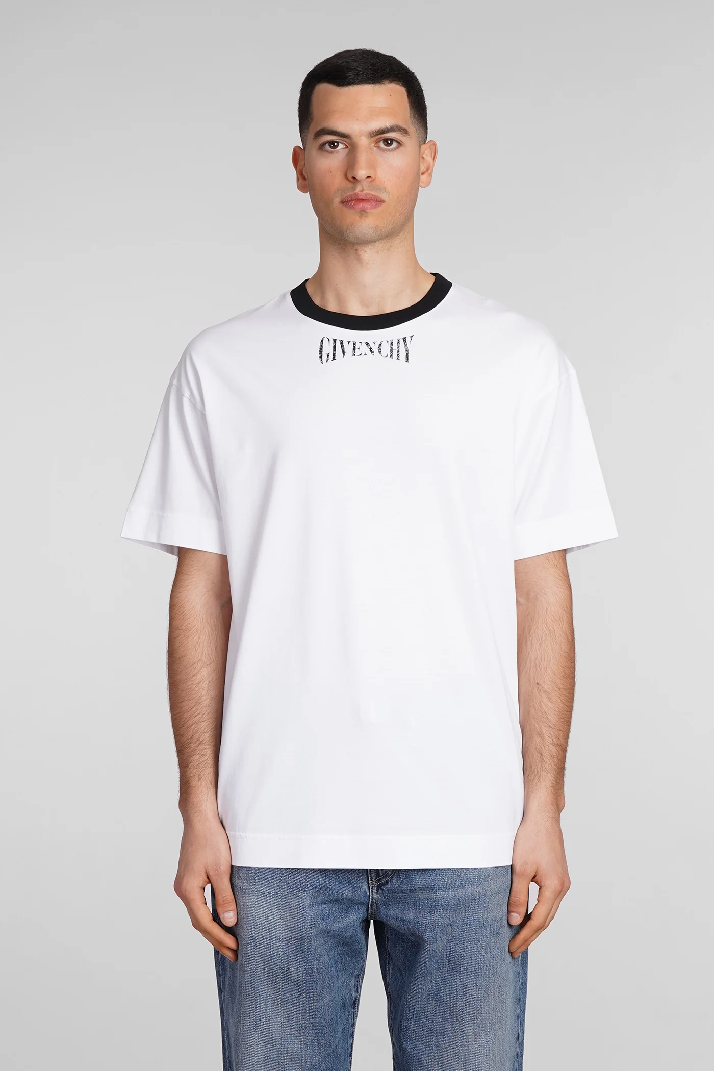 T-Shirt in white cotton