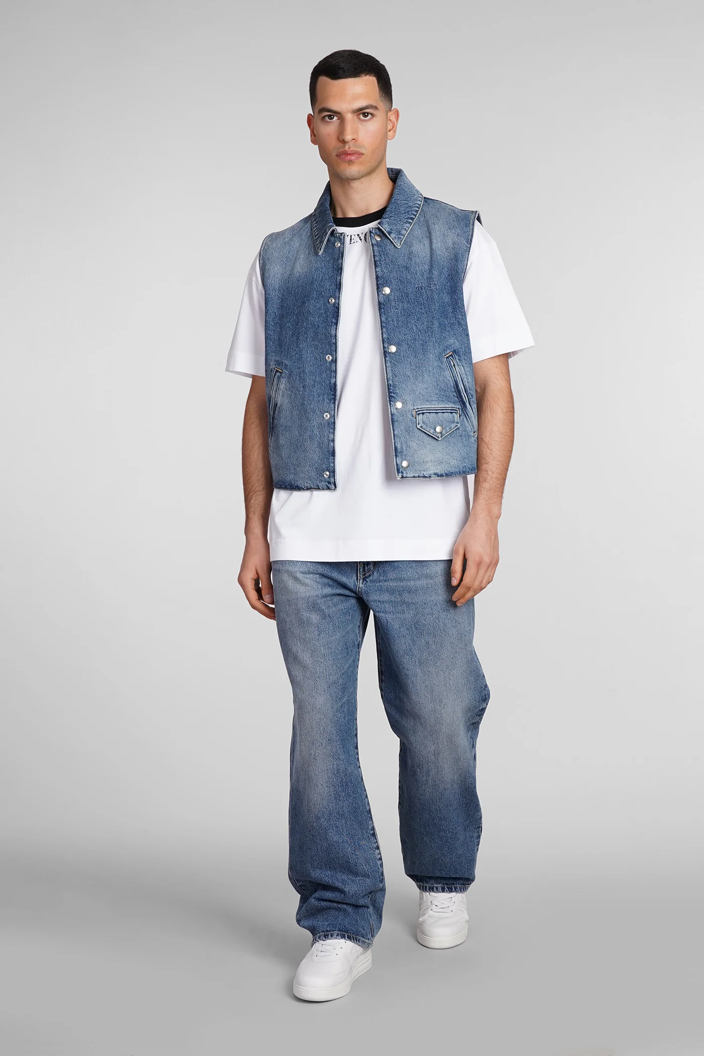 T-Shirt in white cotton - Image 2