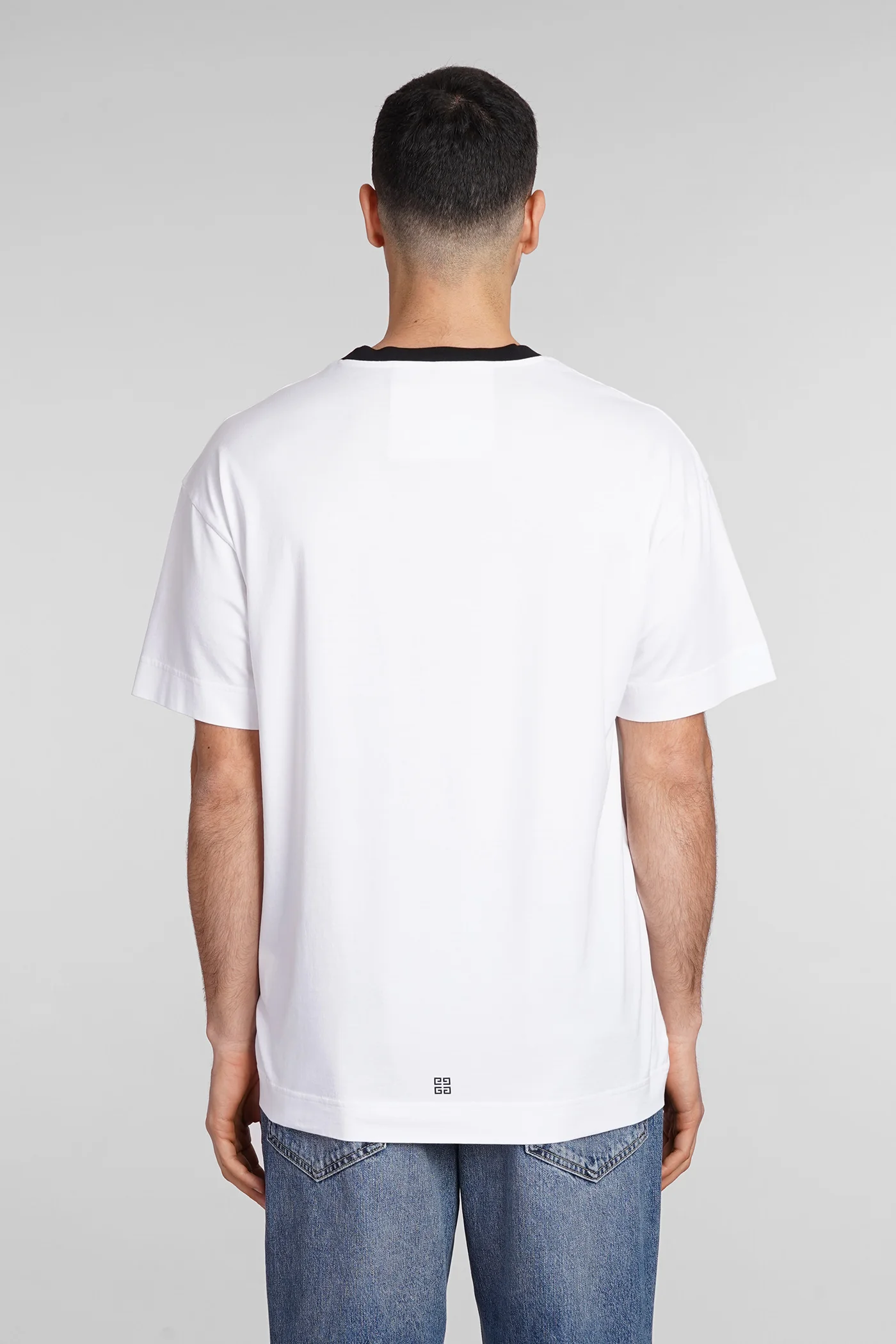 T-Shirt in white cotton - Image 3