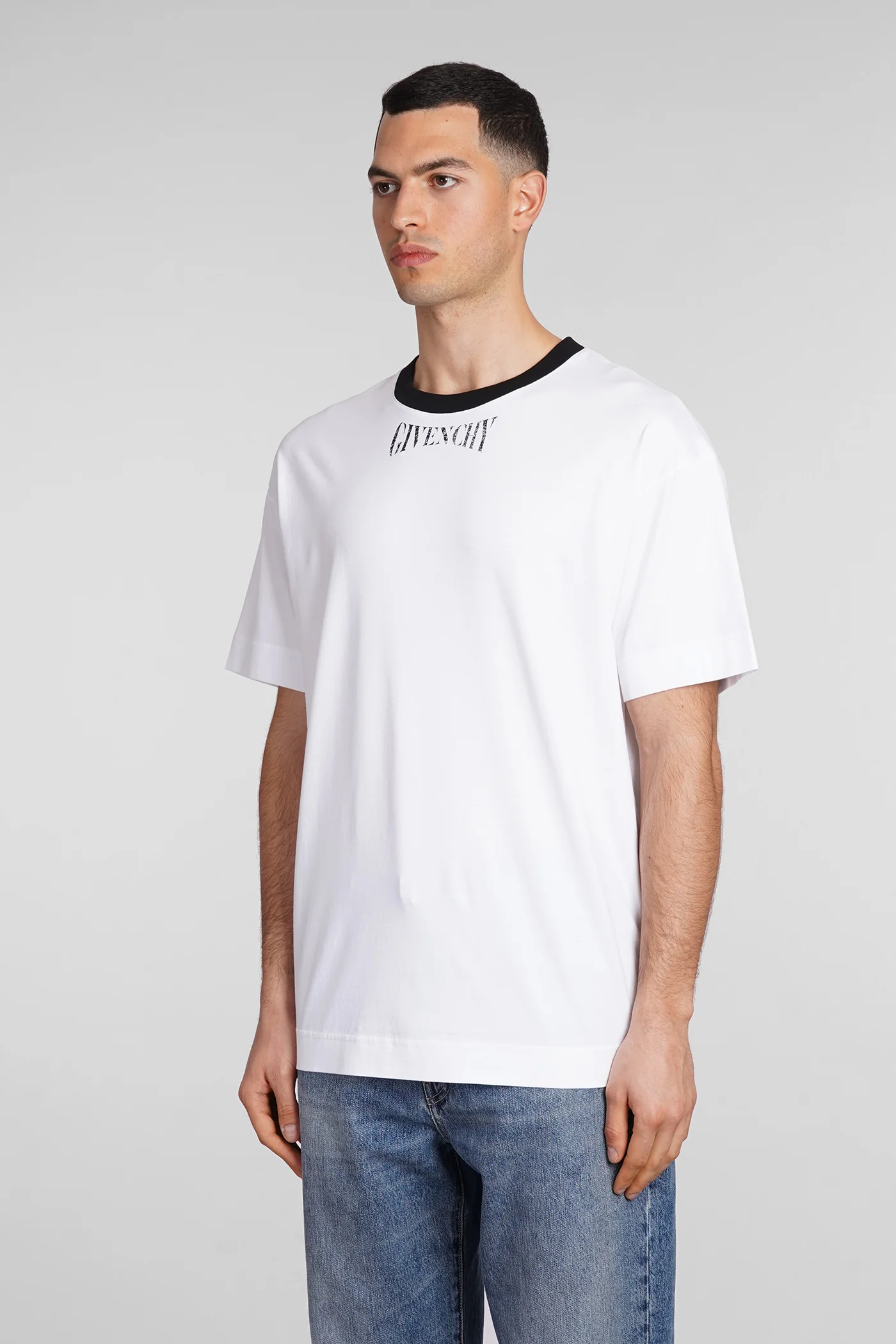 T-Shirt in white cotton - Image 4