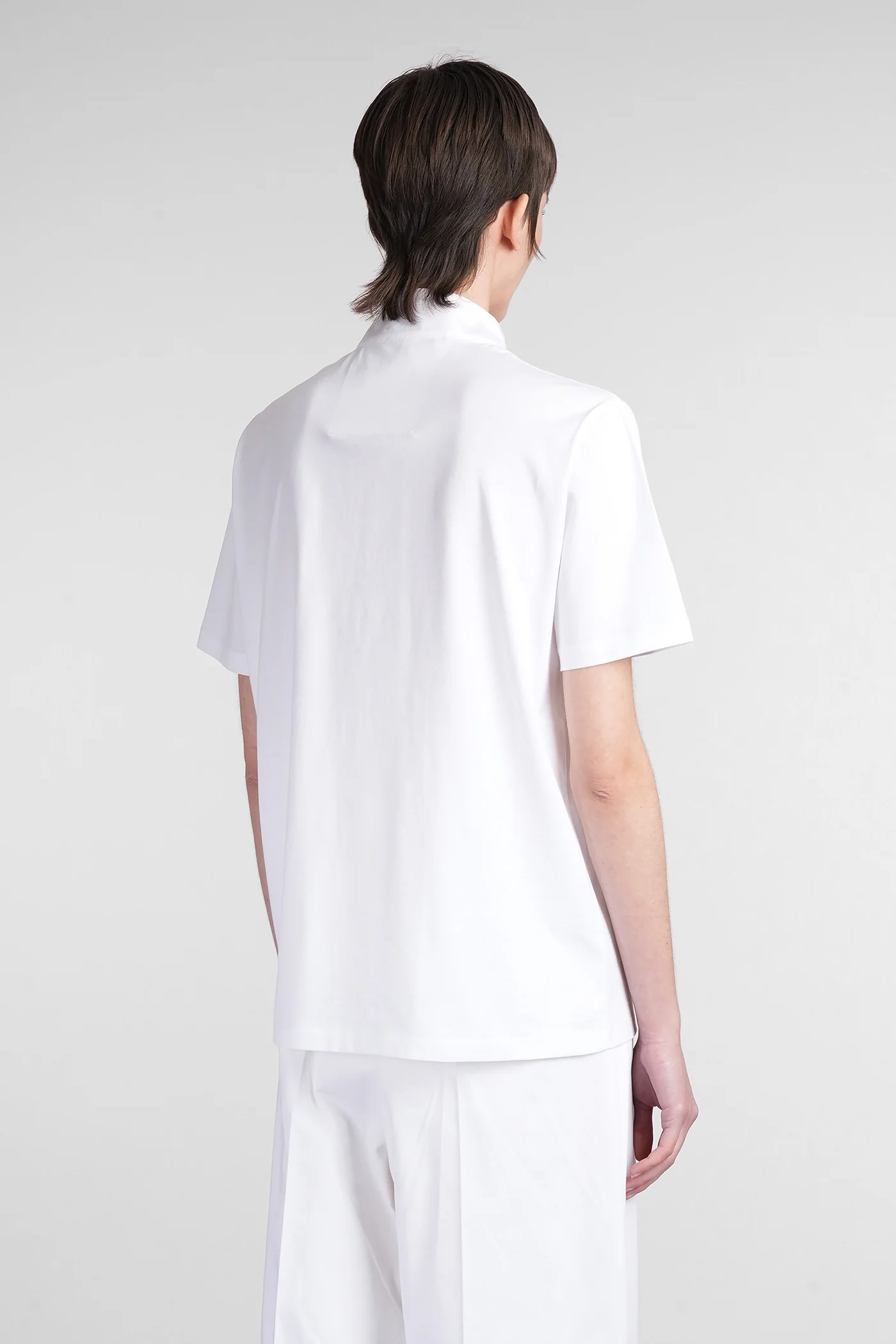 T-Shirt in white cotton - Image 3