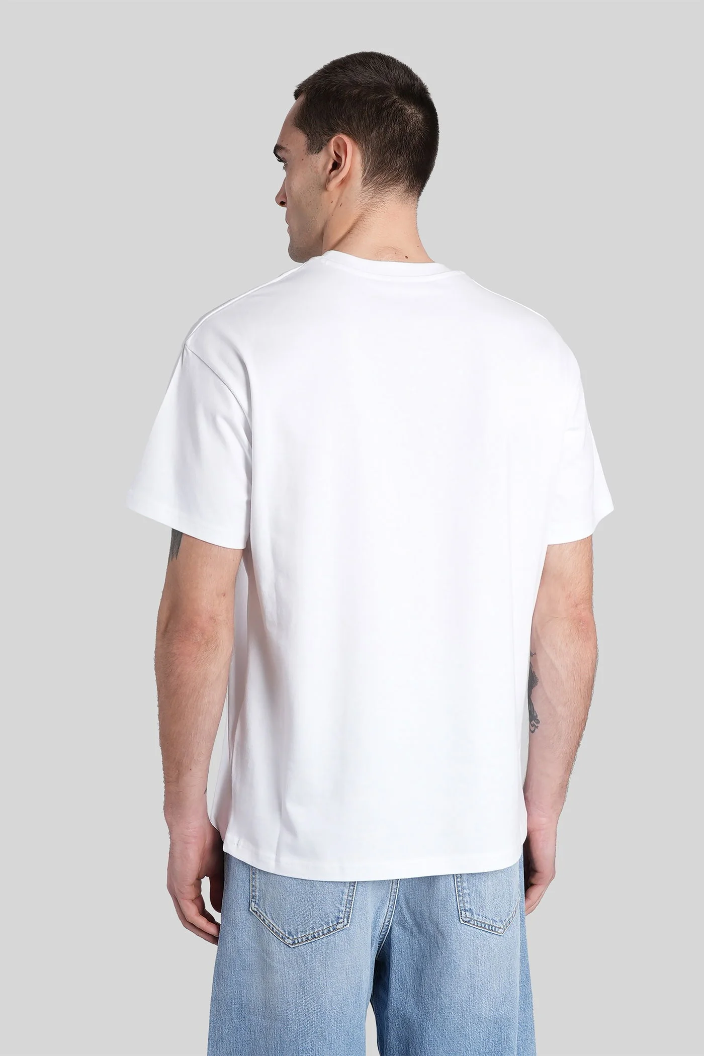 T-Shirt in white cotton - Image 3