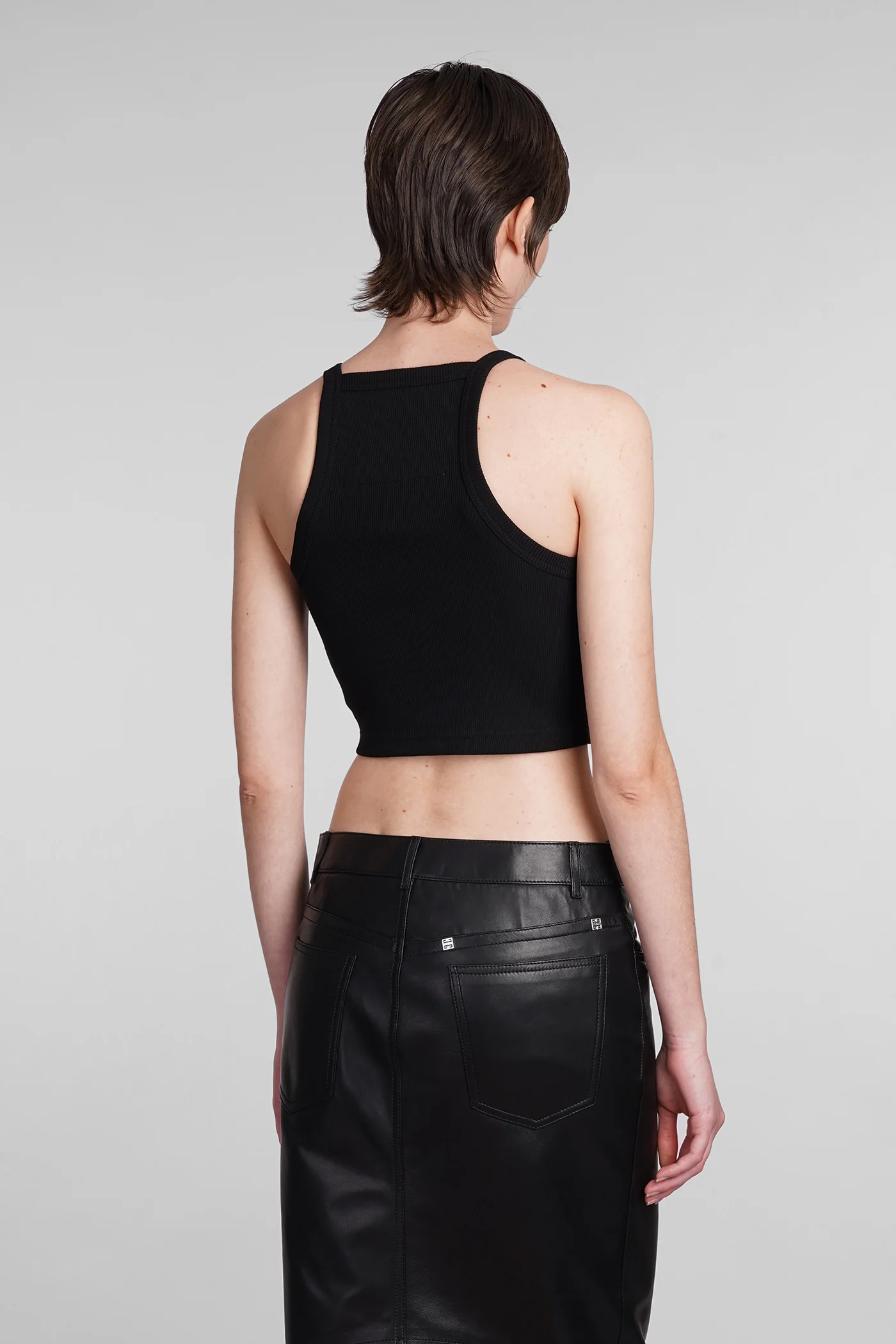 Topwear in black cotton - Image 3