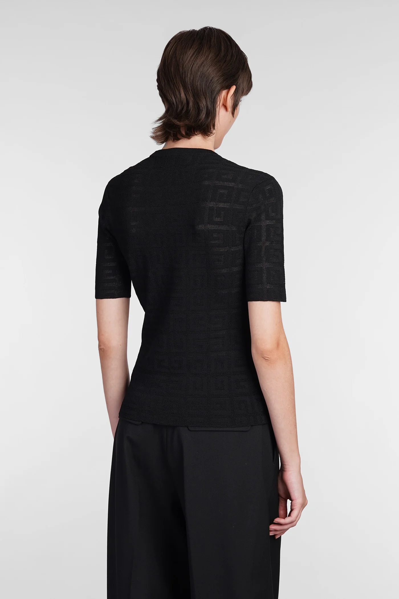 Topwear in black viscose - Image 3