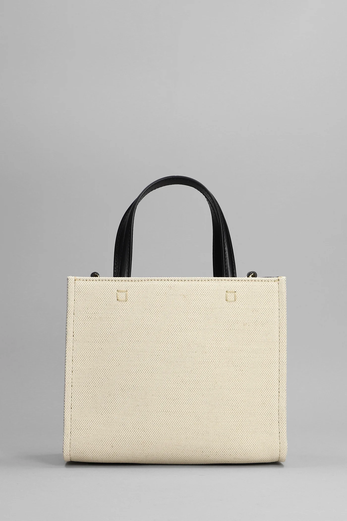 Tote in beige cotton - Image 3