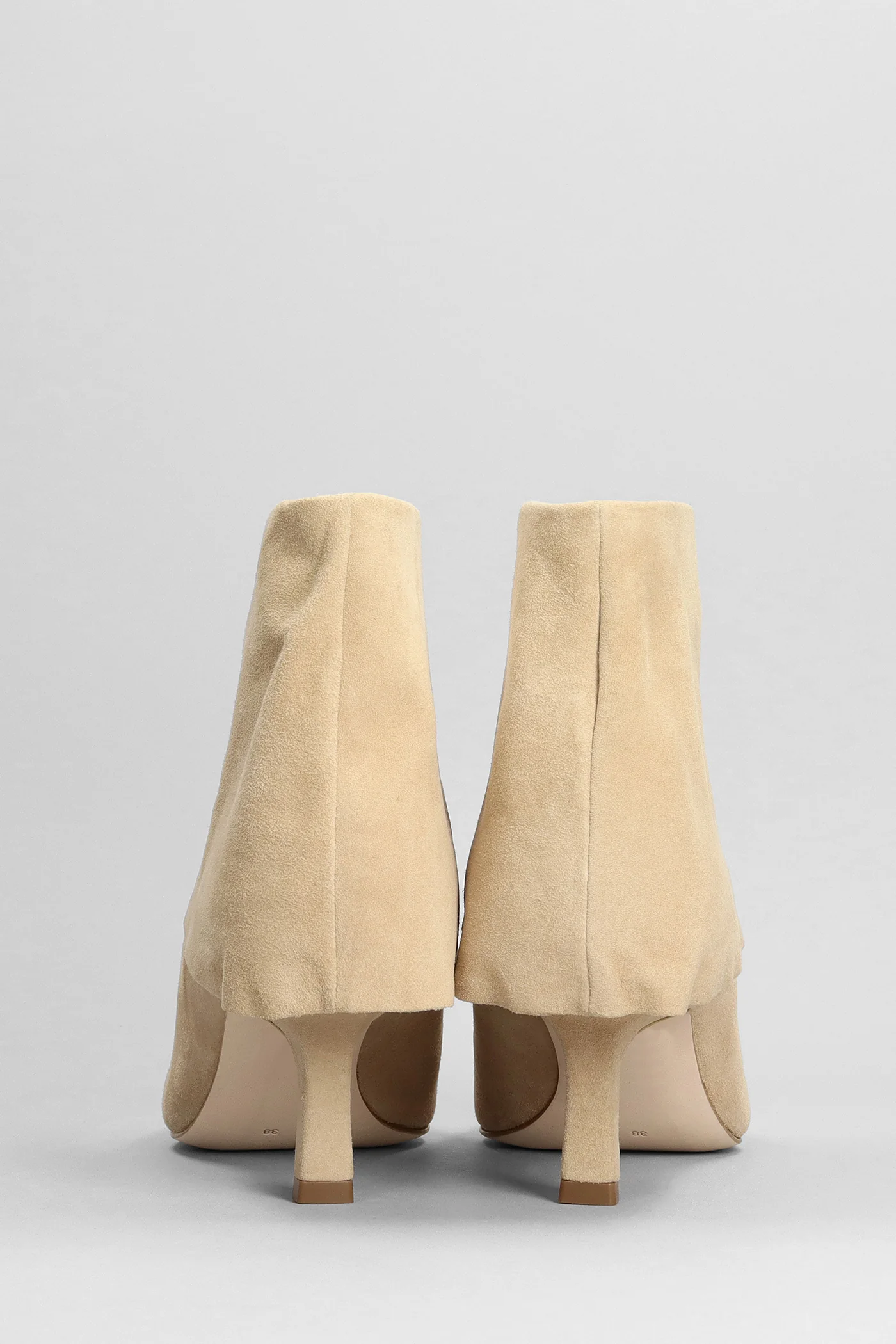 Cacrux High heels Ankle boots in beige suede - Image 4