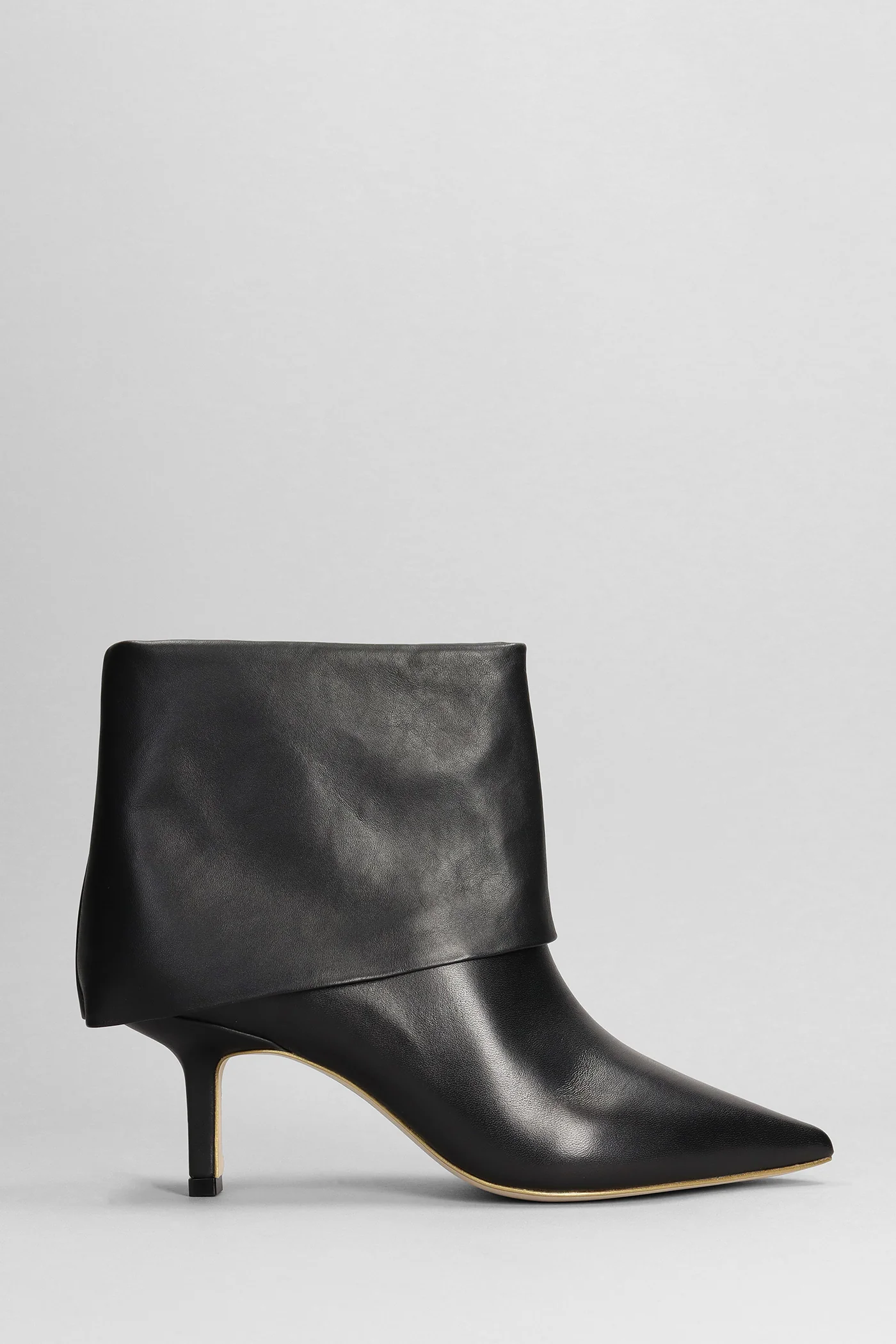 Cacrux High heels Ankle boots in black leather