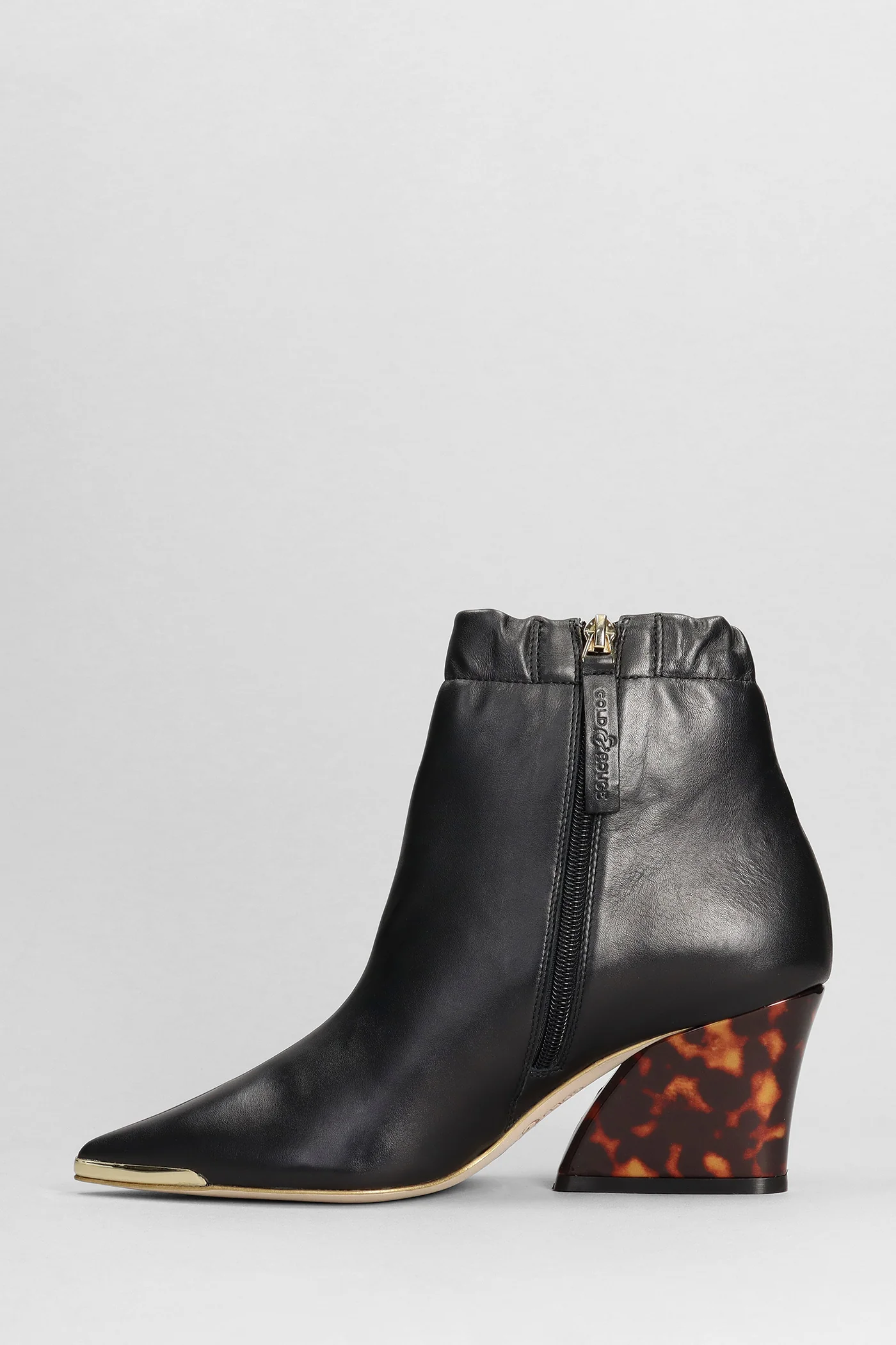 Castori High heels Ankle boots in black leather - Image 3