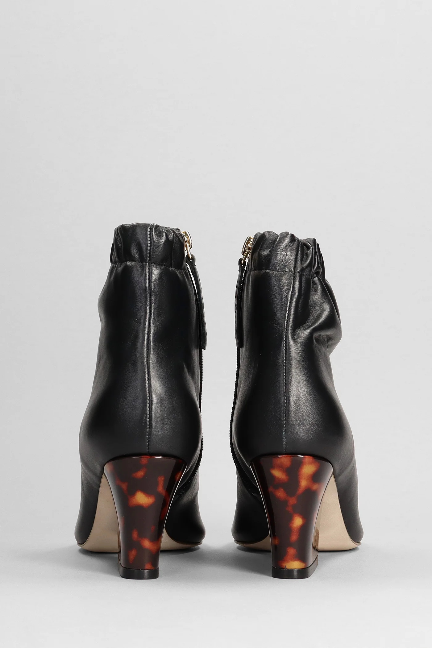 Castori High heels Ankle boots in black leather - Image 4