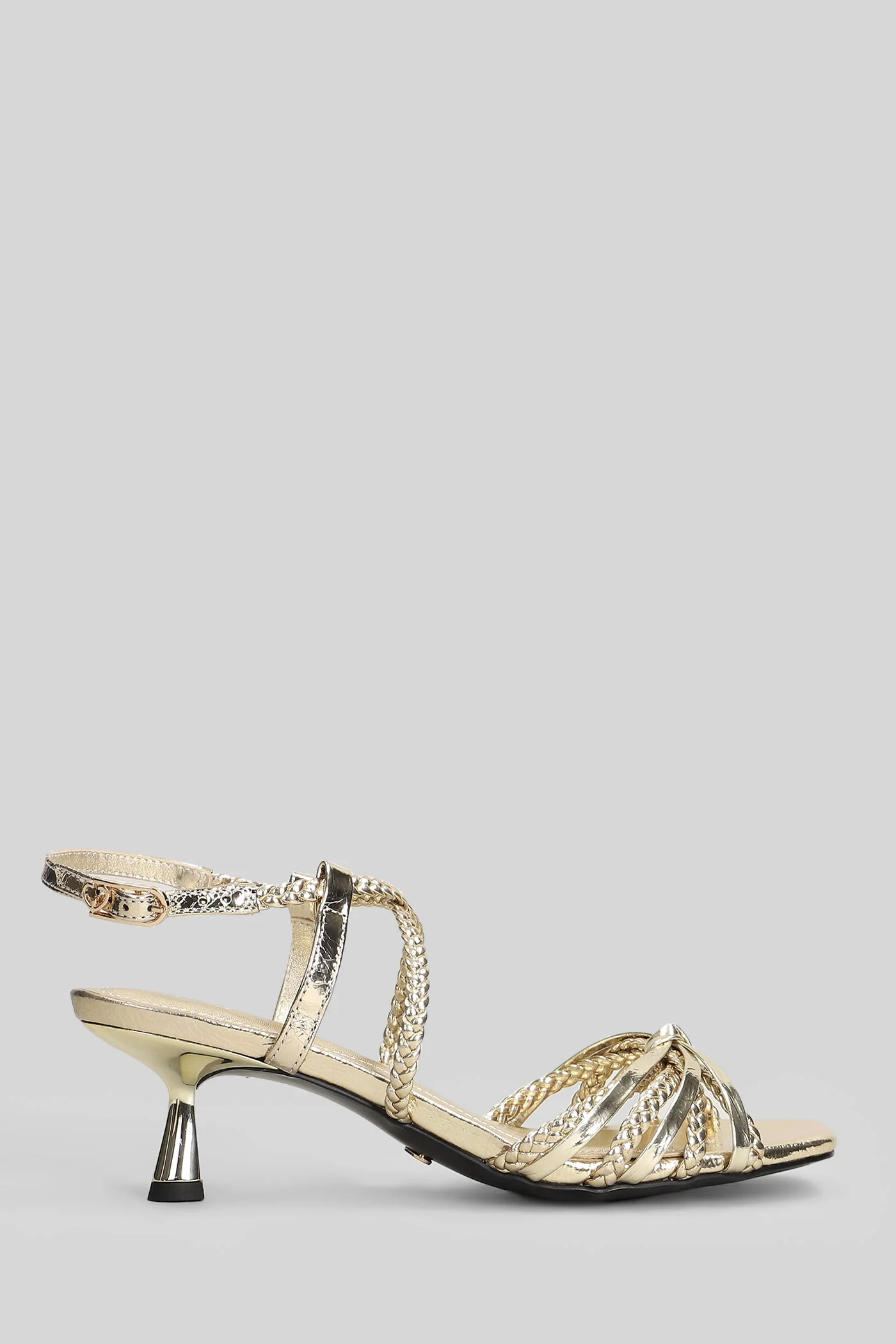 Flapi-M Sandals in gold leather