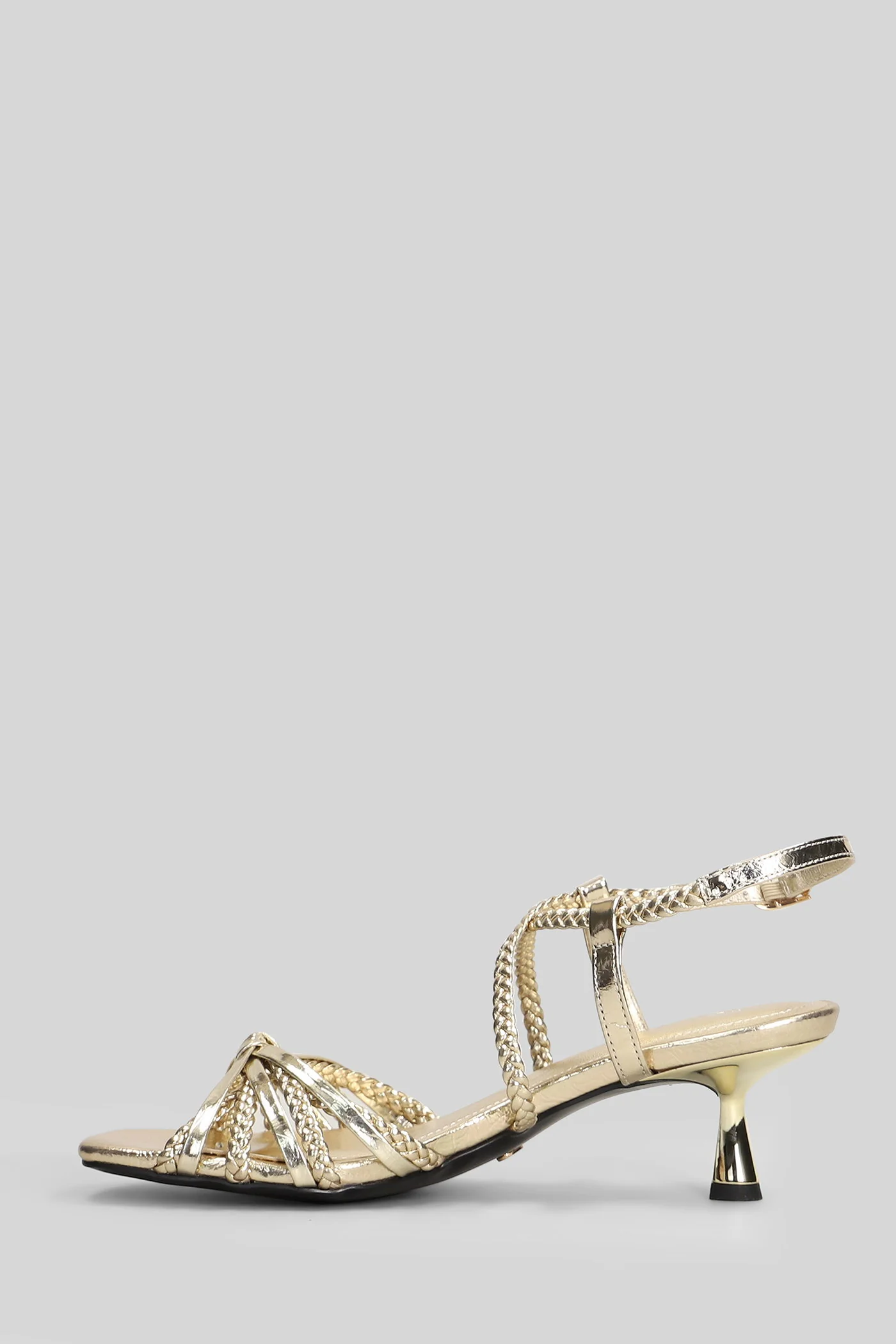 Flapi-M Sandals in gold leather - Image 3