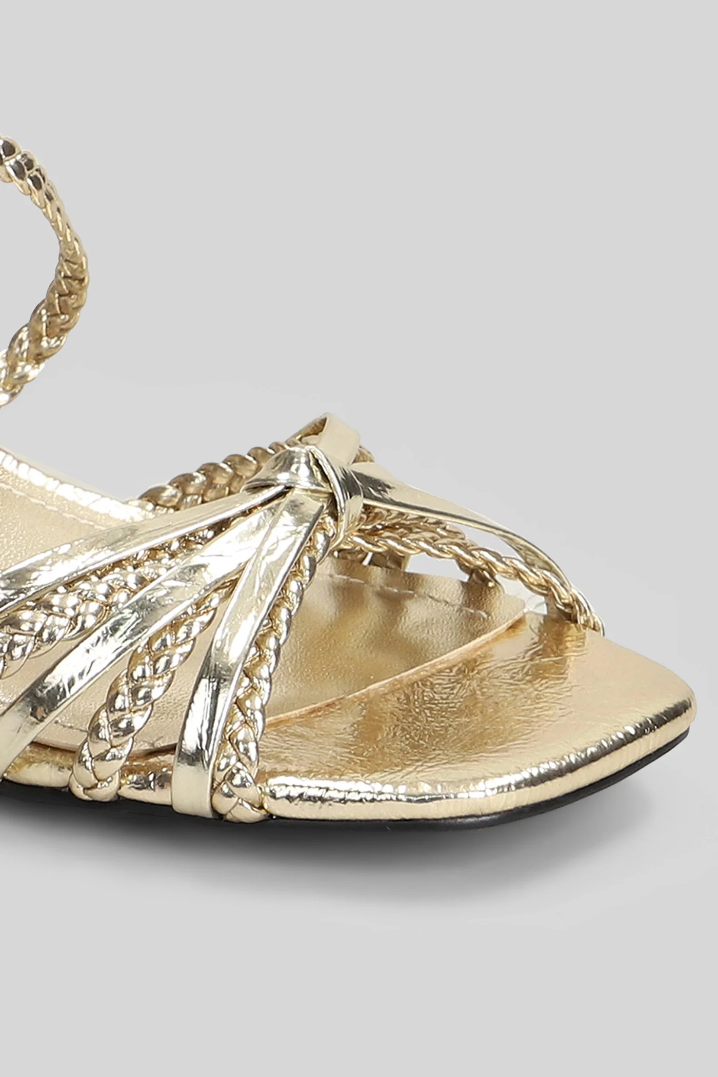Flapi-M Sandals in gold leather - Image 5