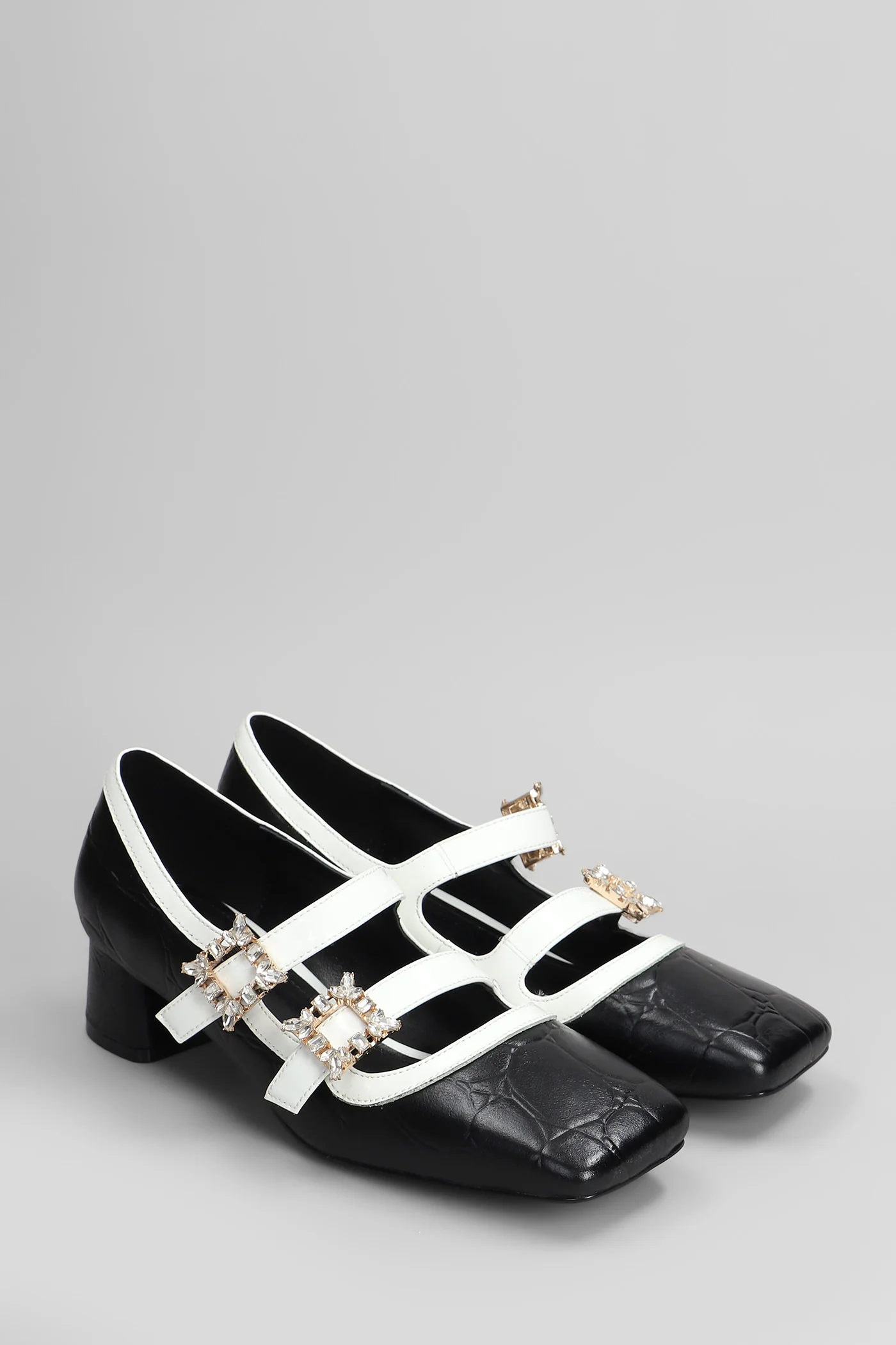 Liba Pumps in black leather - Image 2