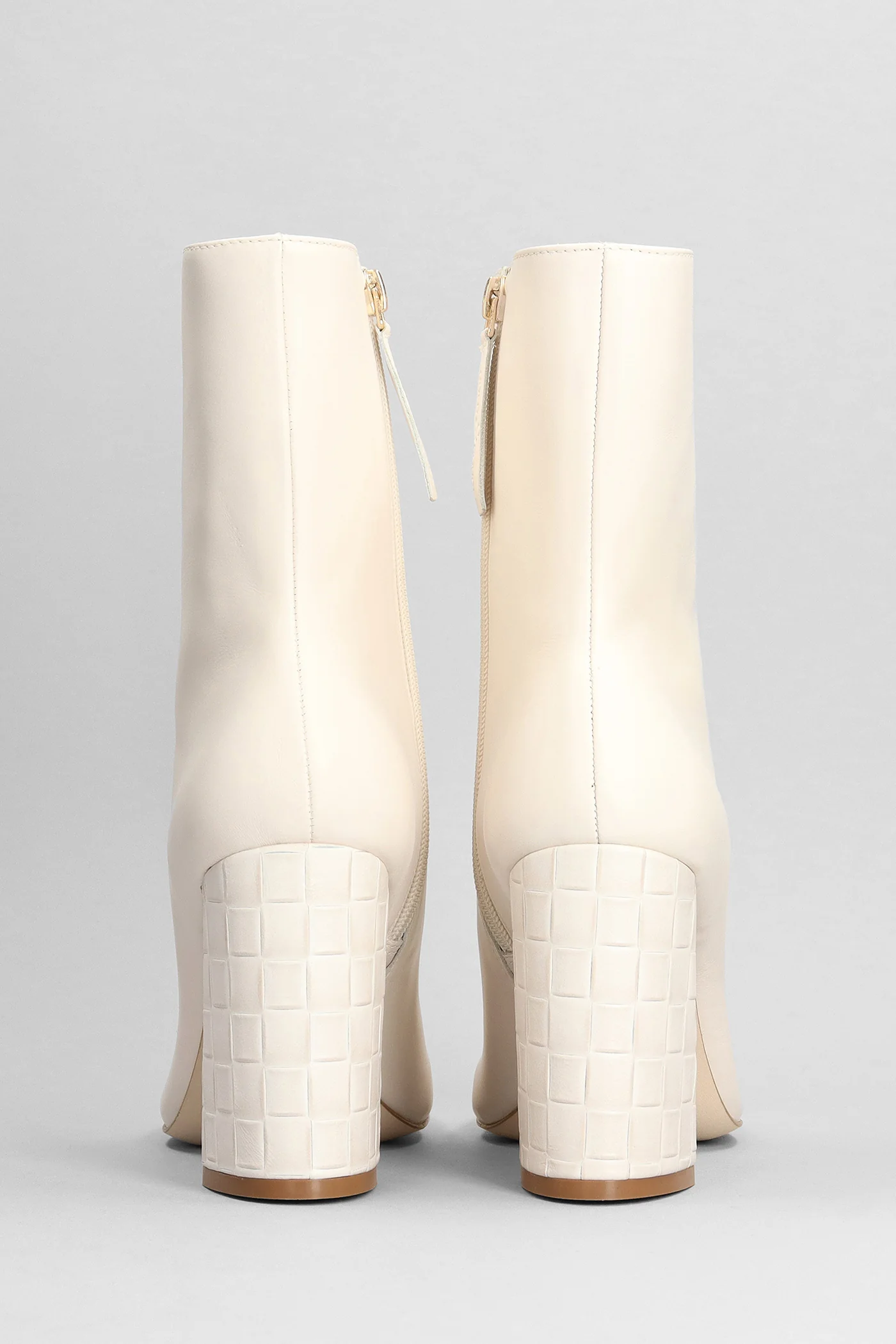 Markab High heels Ankle boots in white leather - Image 4
