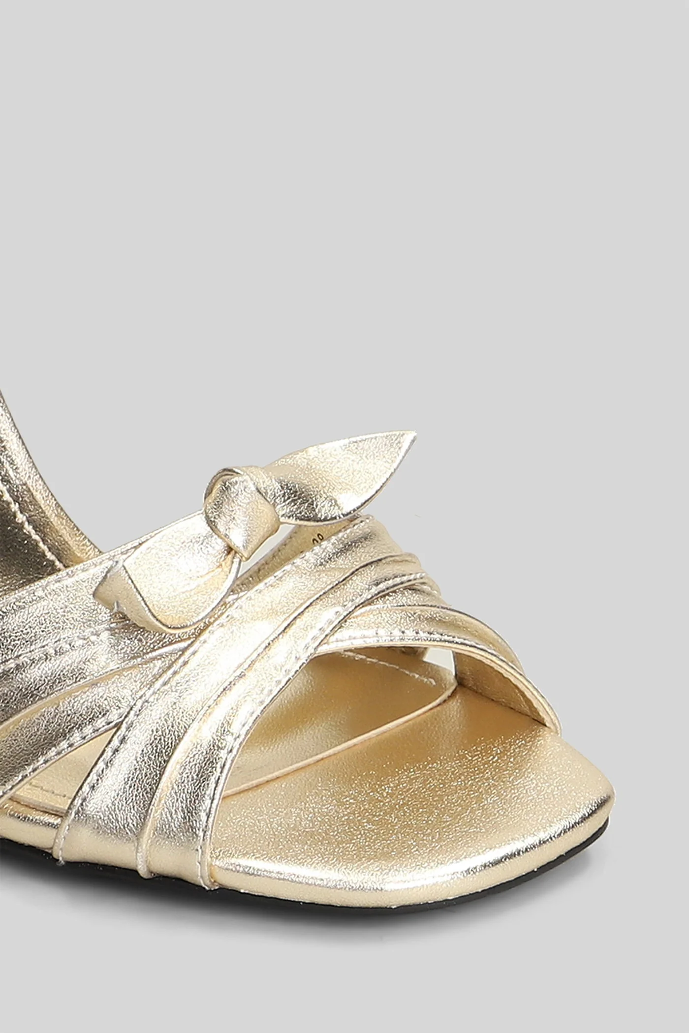 Naisa-M Sandals in gold leather - Image 5