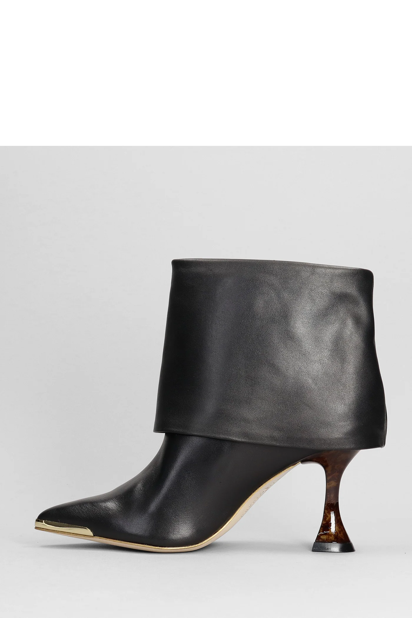 Orfy High heels Ankle boots in black leather - Image 3