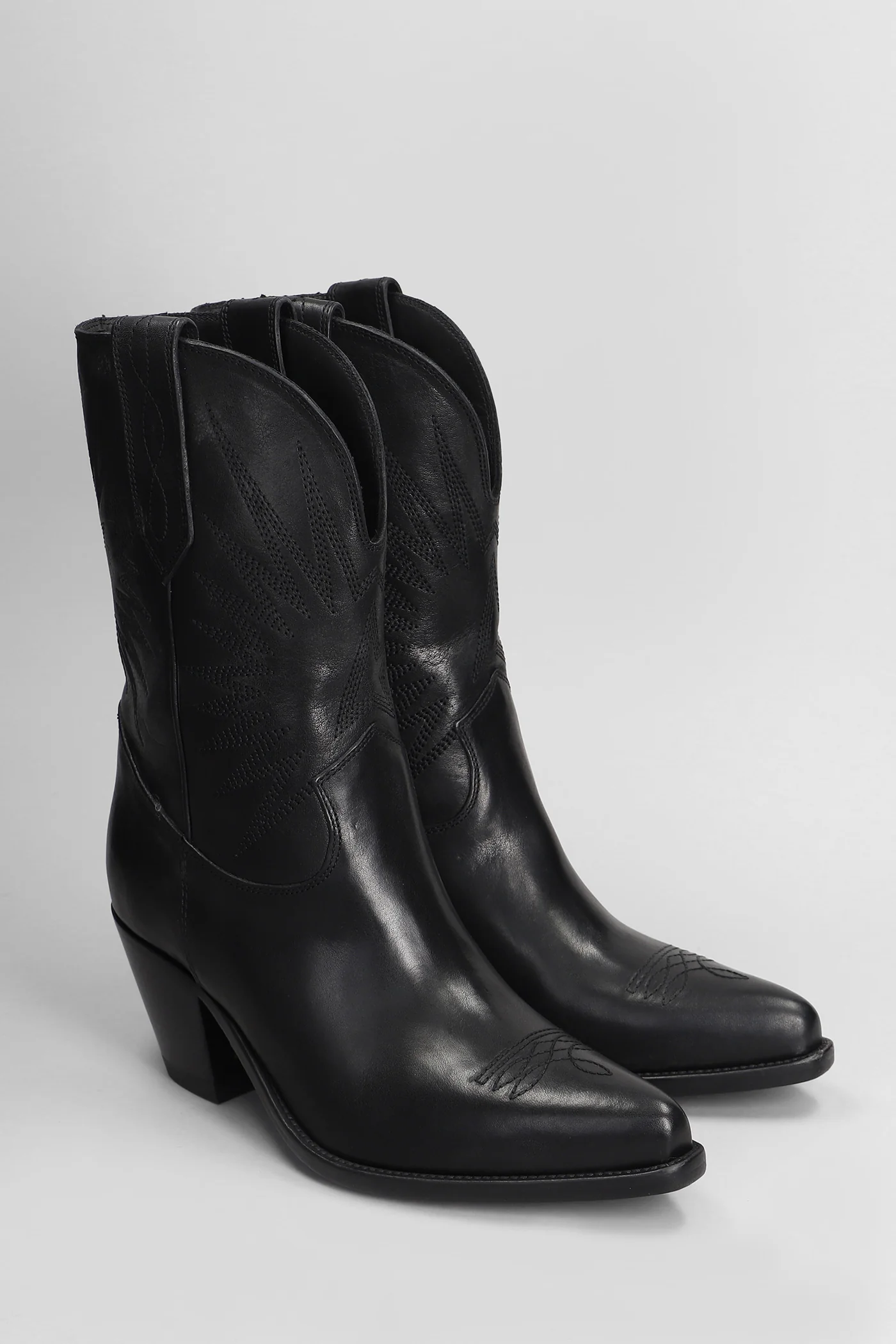 70 Wish Star texan boots in black leather - Image 2