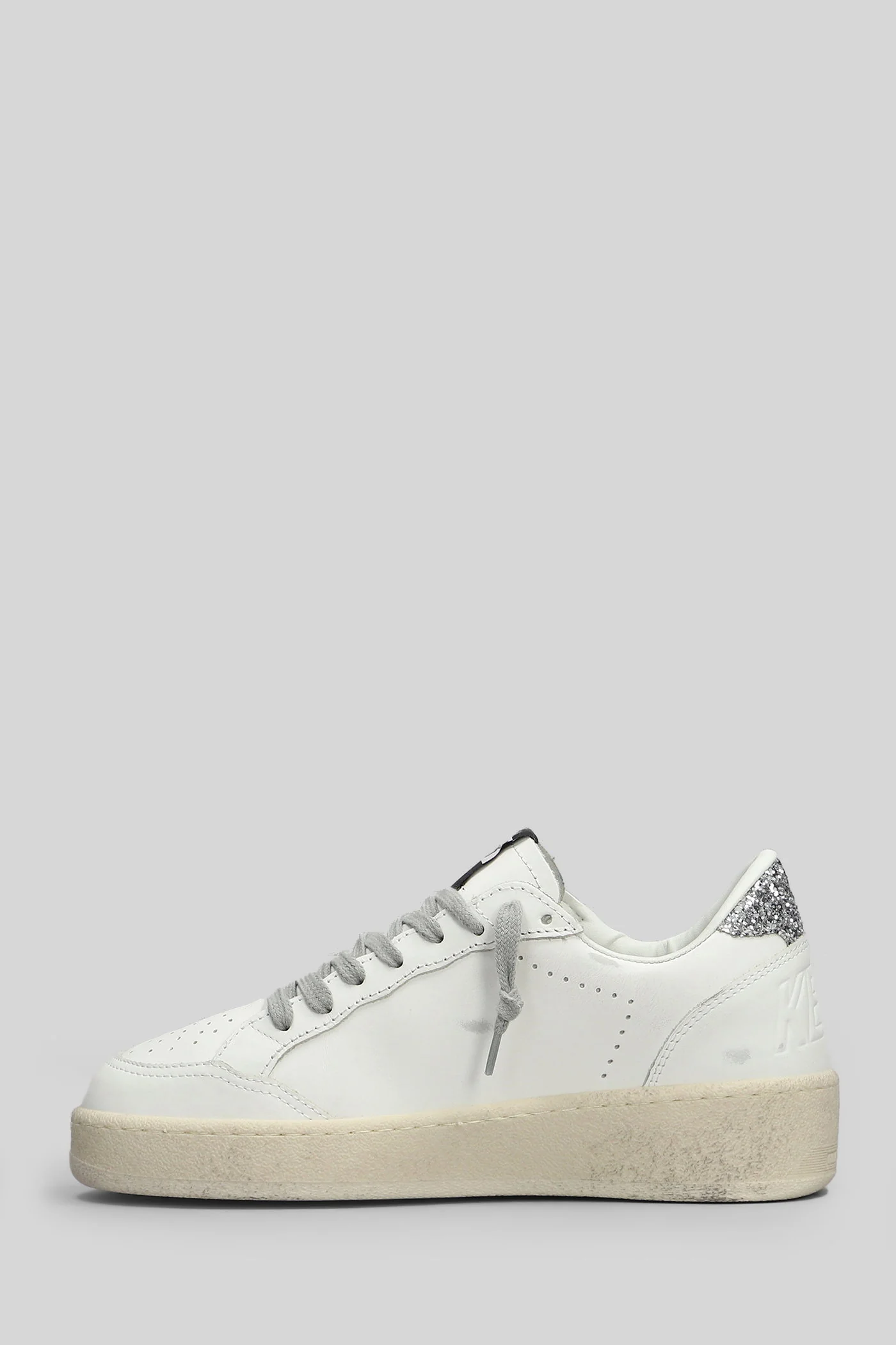 Ball Star 2 Sneakers in white leather - Image 3