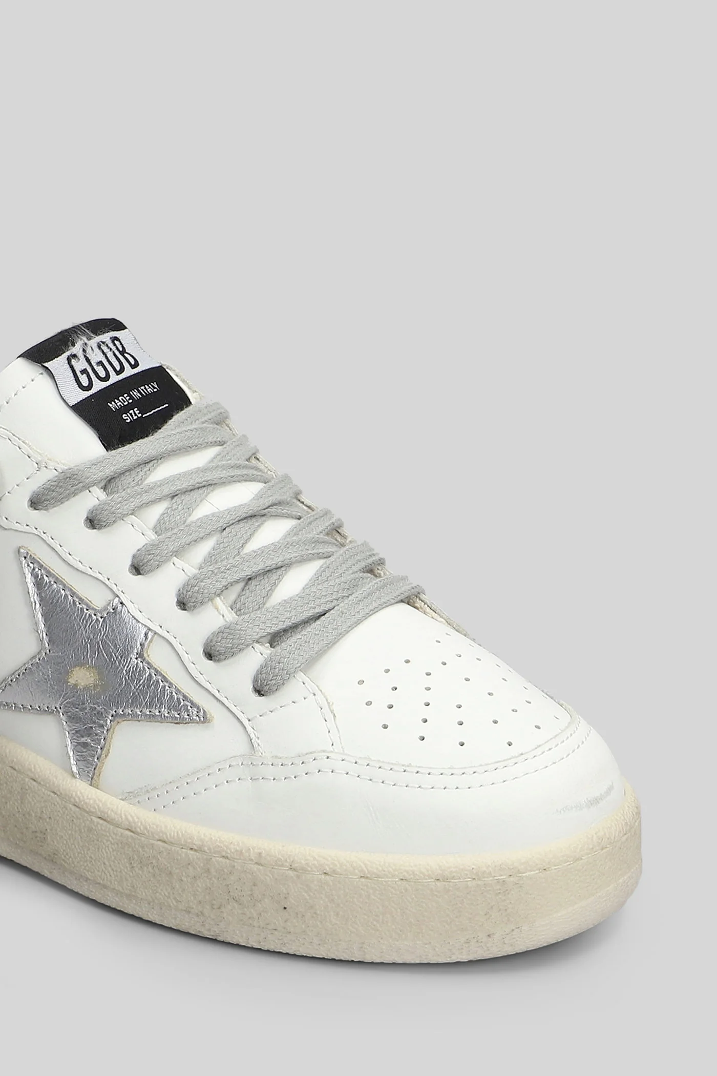 Ball Star 2 Sneakers in white leather - Image 5