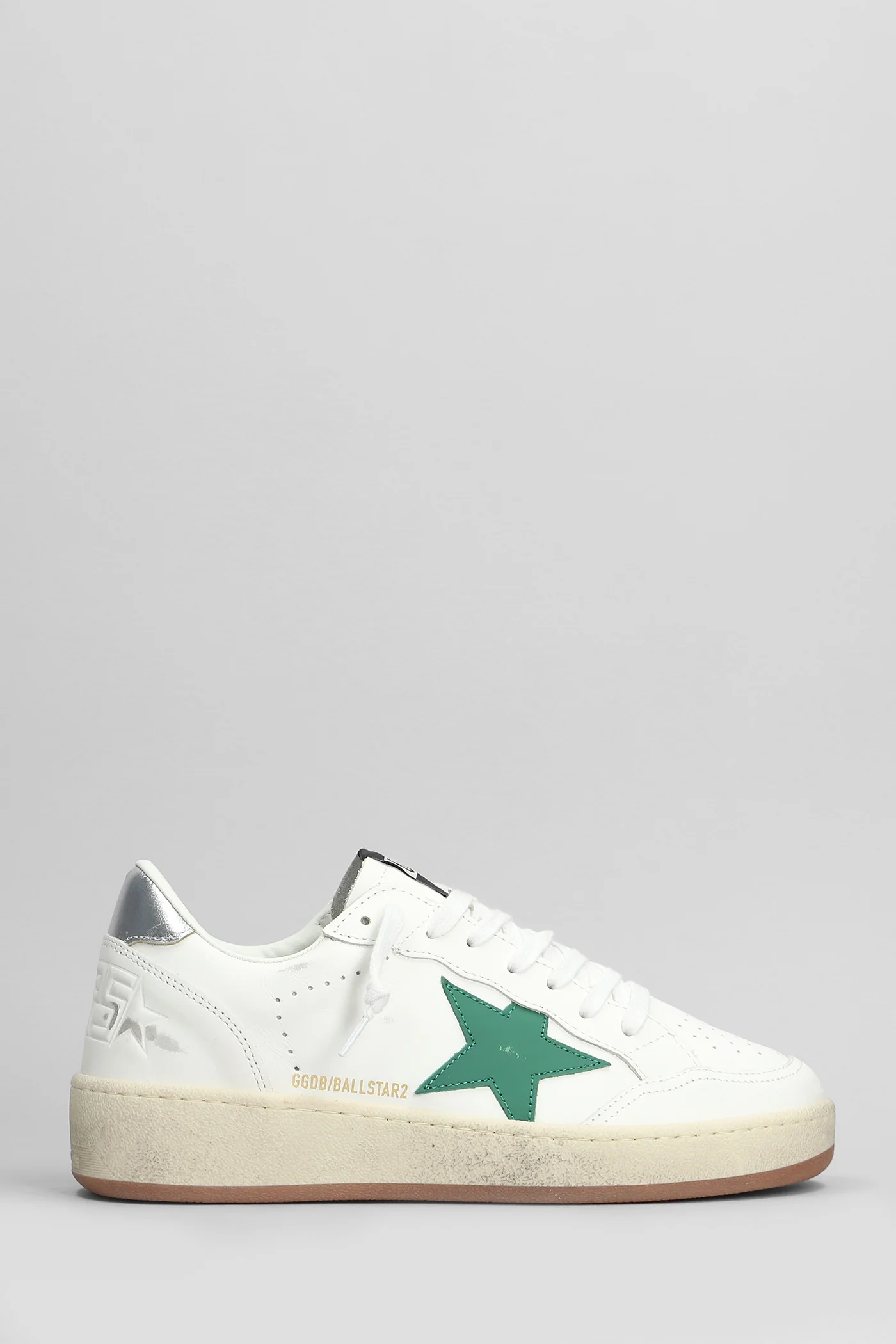 Ball Star 2 Sneakers in white leather