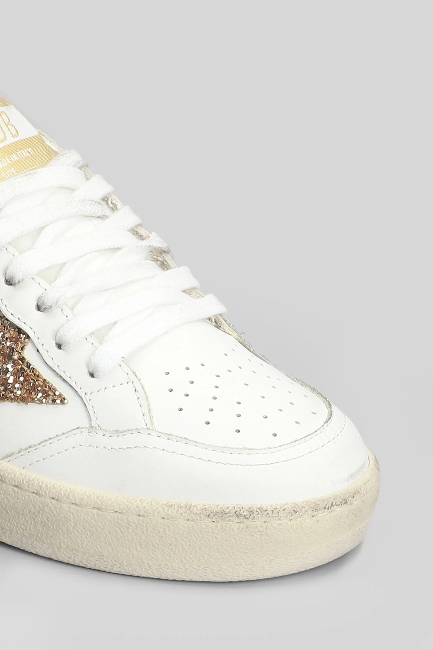 Ball Star 2 Sneakers in white leather - Image 5