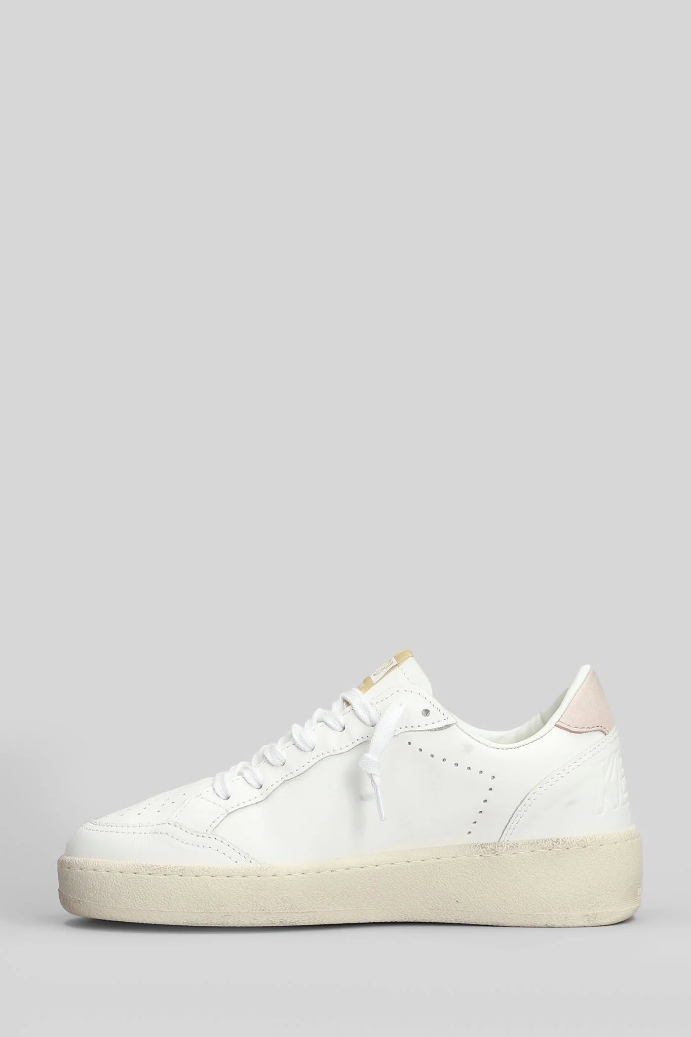 Ball Star 2 Sneakers in white leather - Image 3