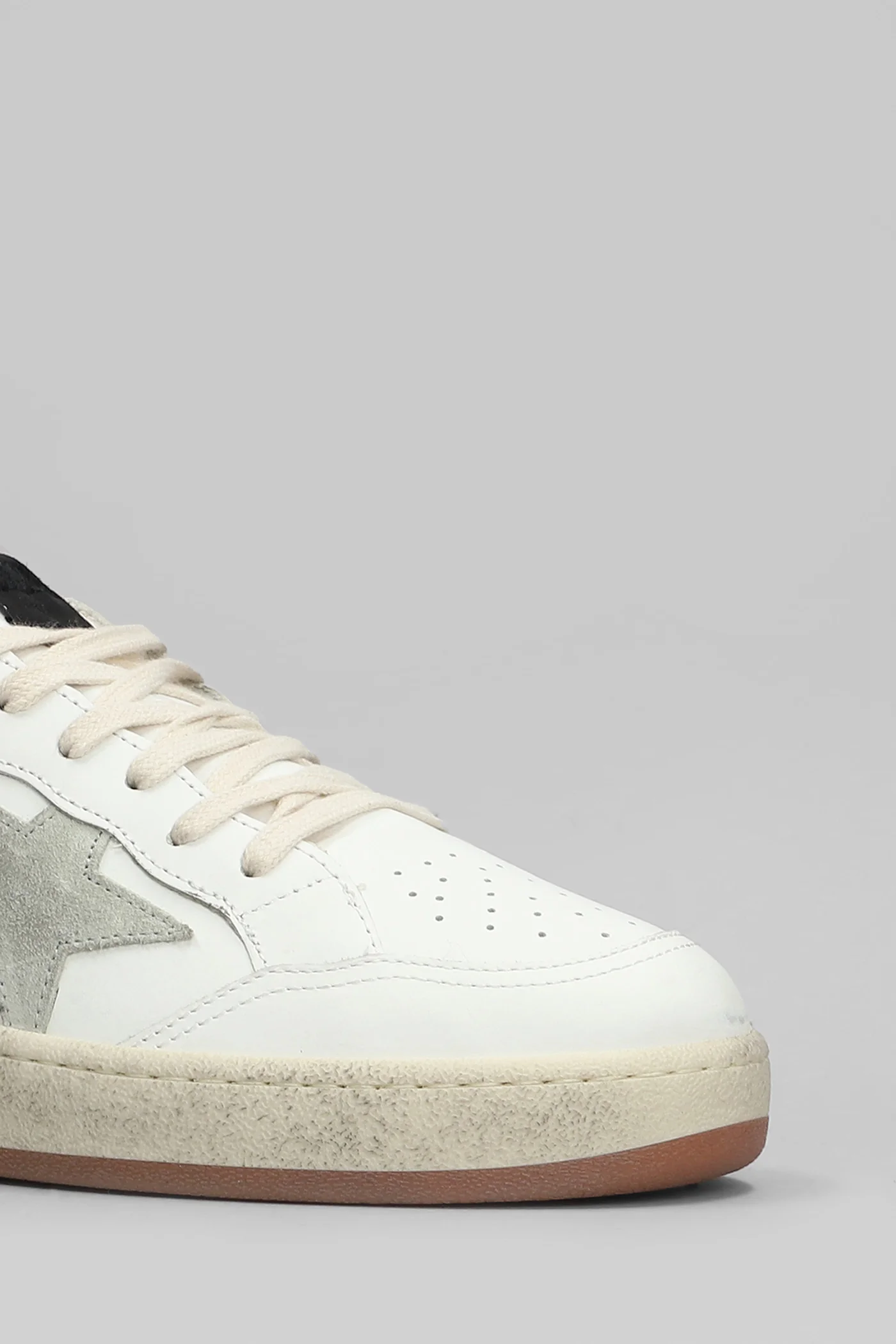 Ball Star 2 Sneakers in white leather - Image 15