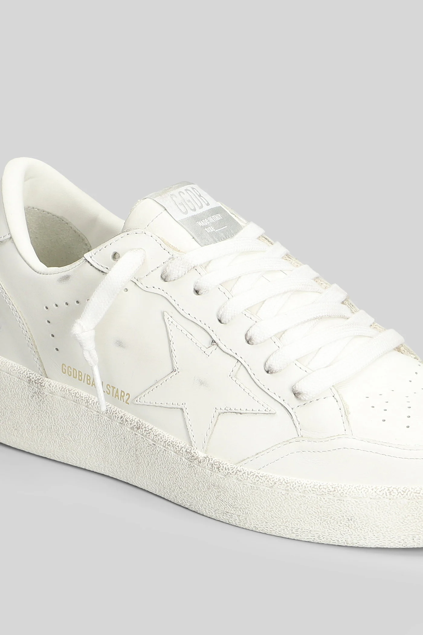 Ball Star 2 Sneakers in white leather - Image 5