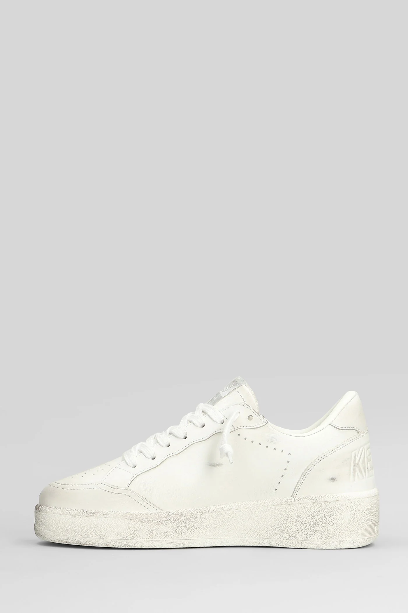 Ball Star 2 Sneakers in white leather - Image 3