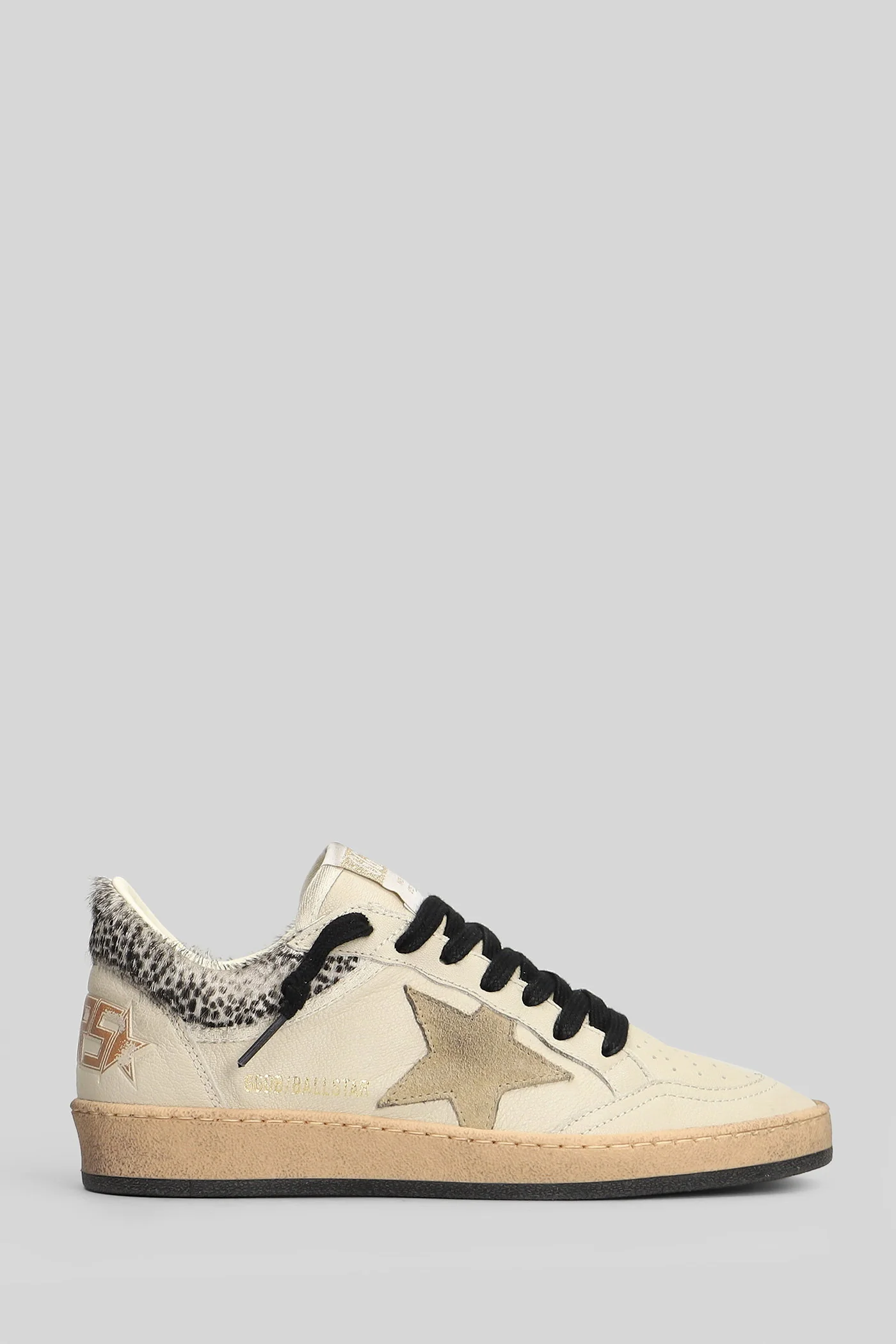 Ball Star Sneakers in beige leather