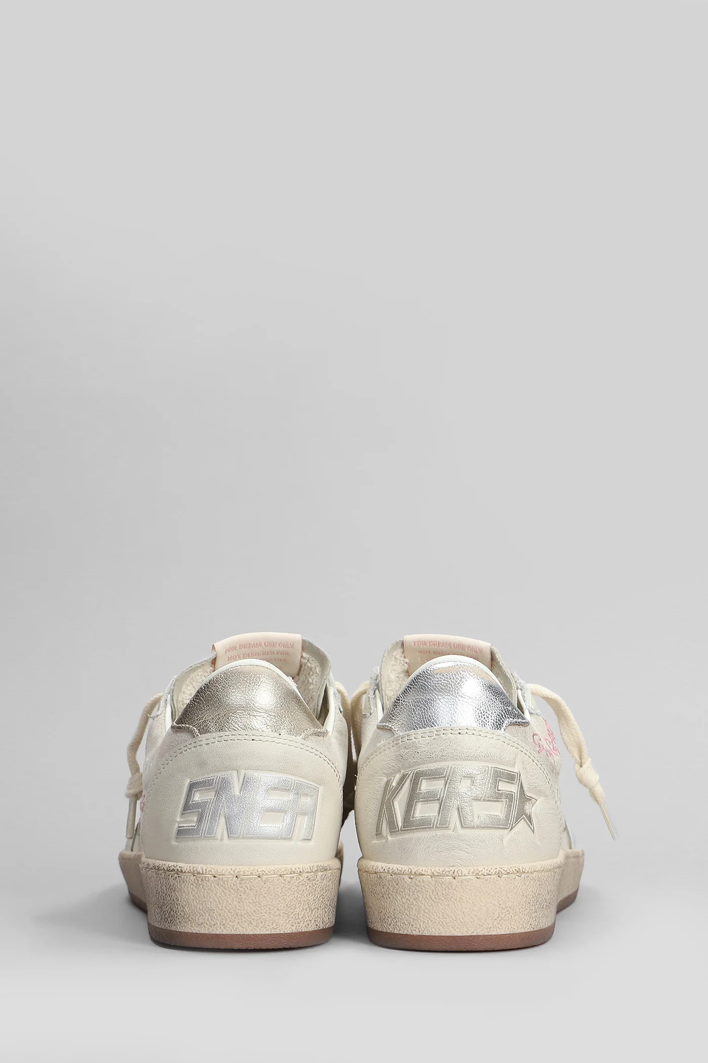 Ball Star Sneakers in beige suede and leather - Image 4