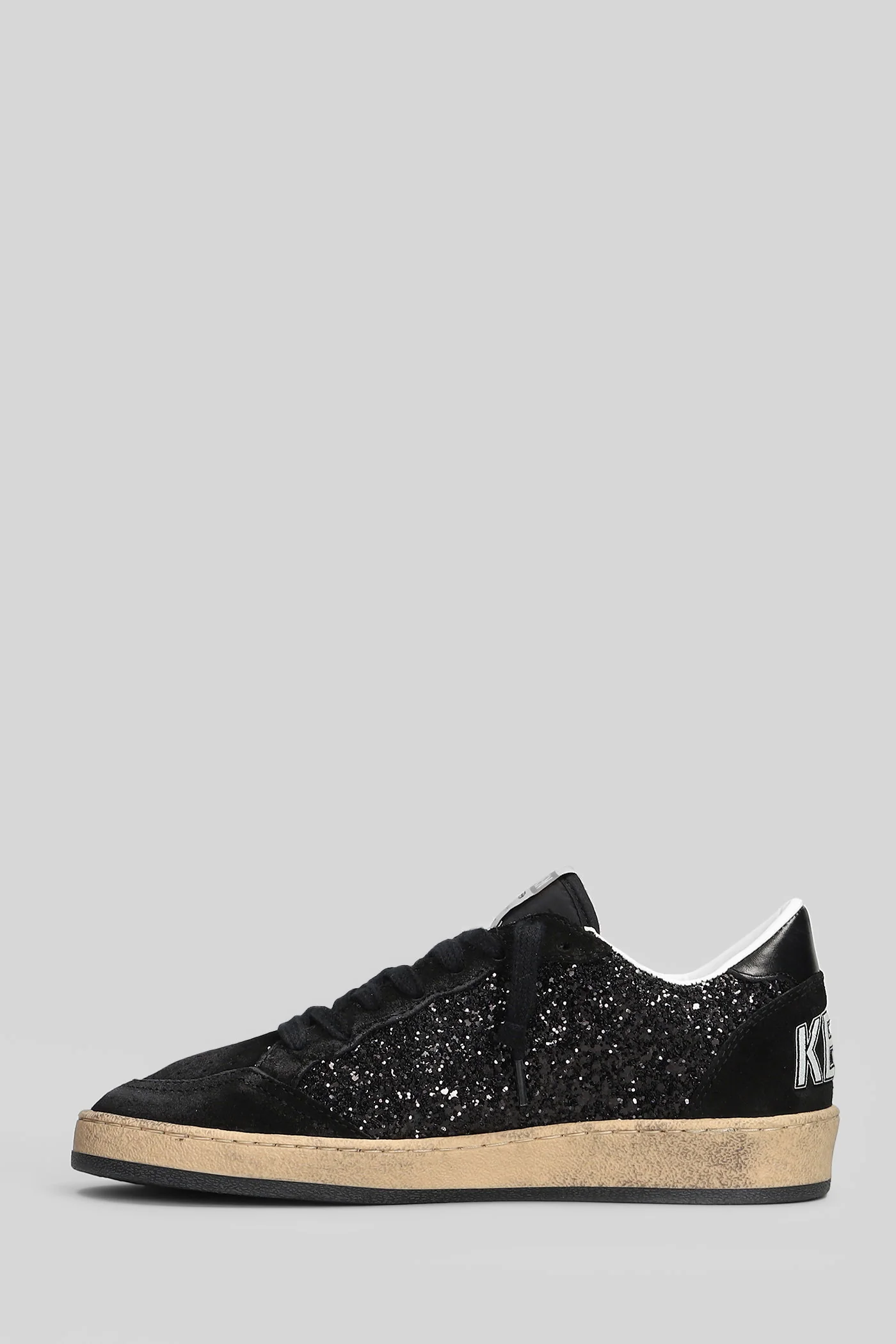 Ball Star Sneakers in black suede - Image 3