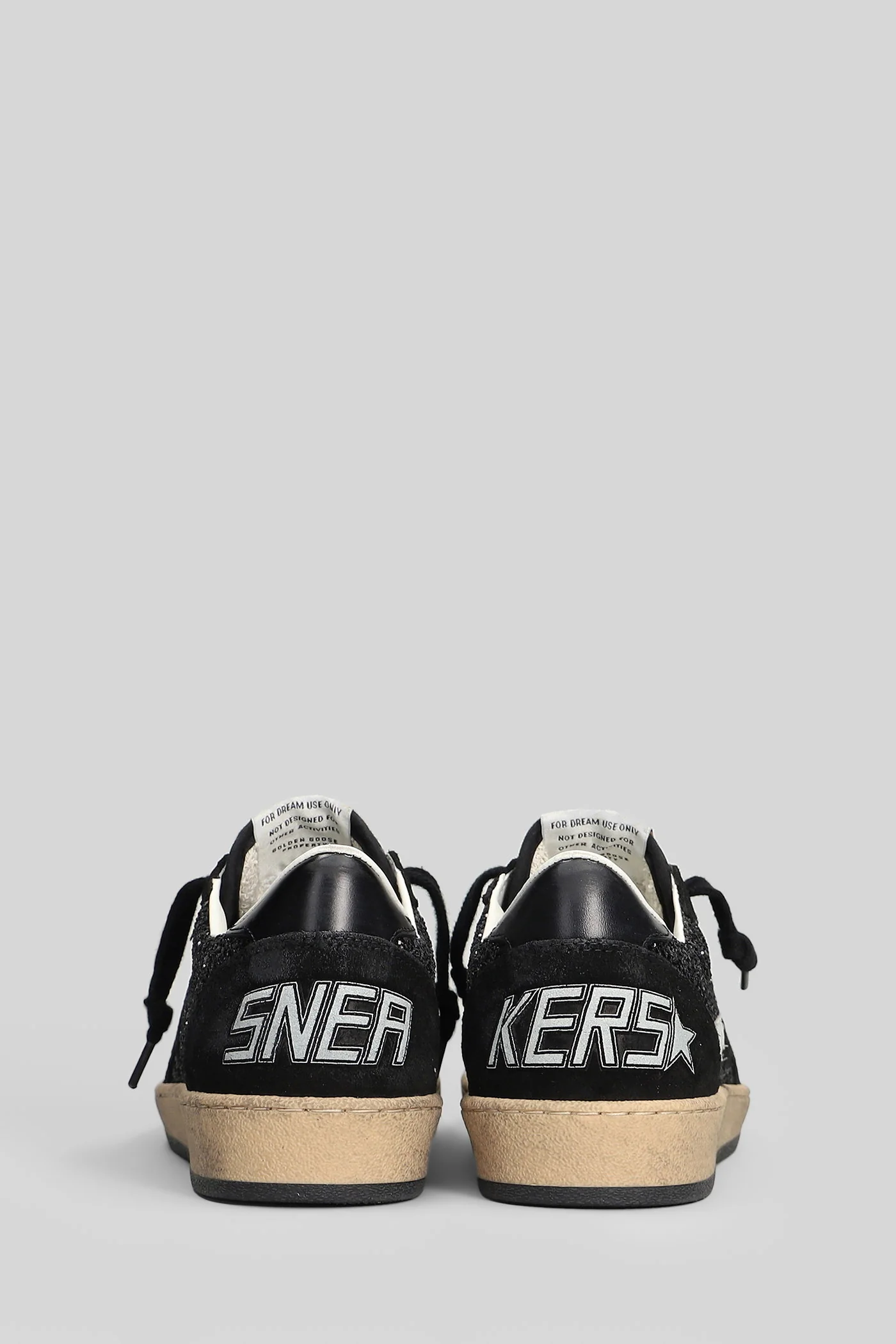 Ball Star Sneakers in black suede - Image 4