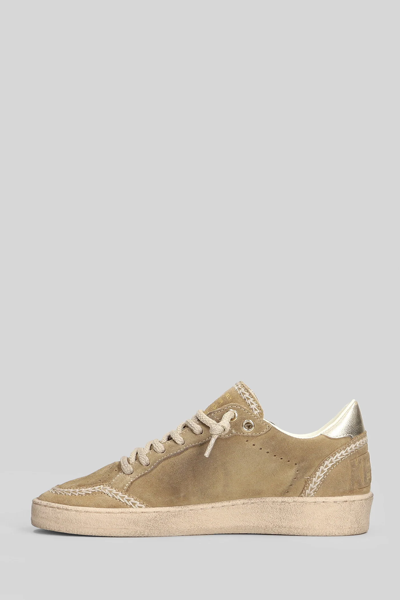 Ball Star Sneakers in brown suede - Image 3