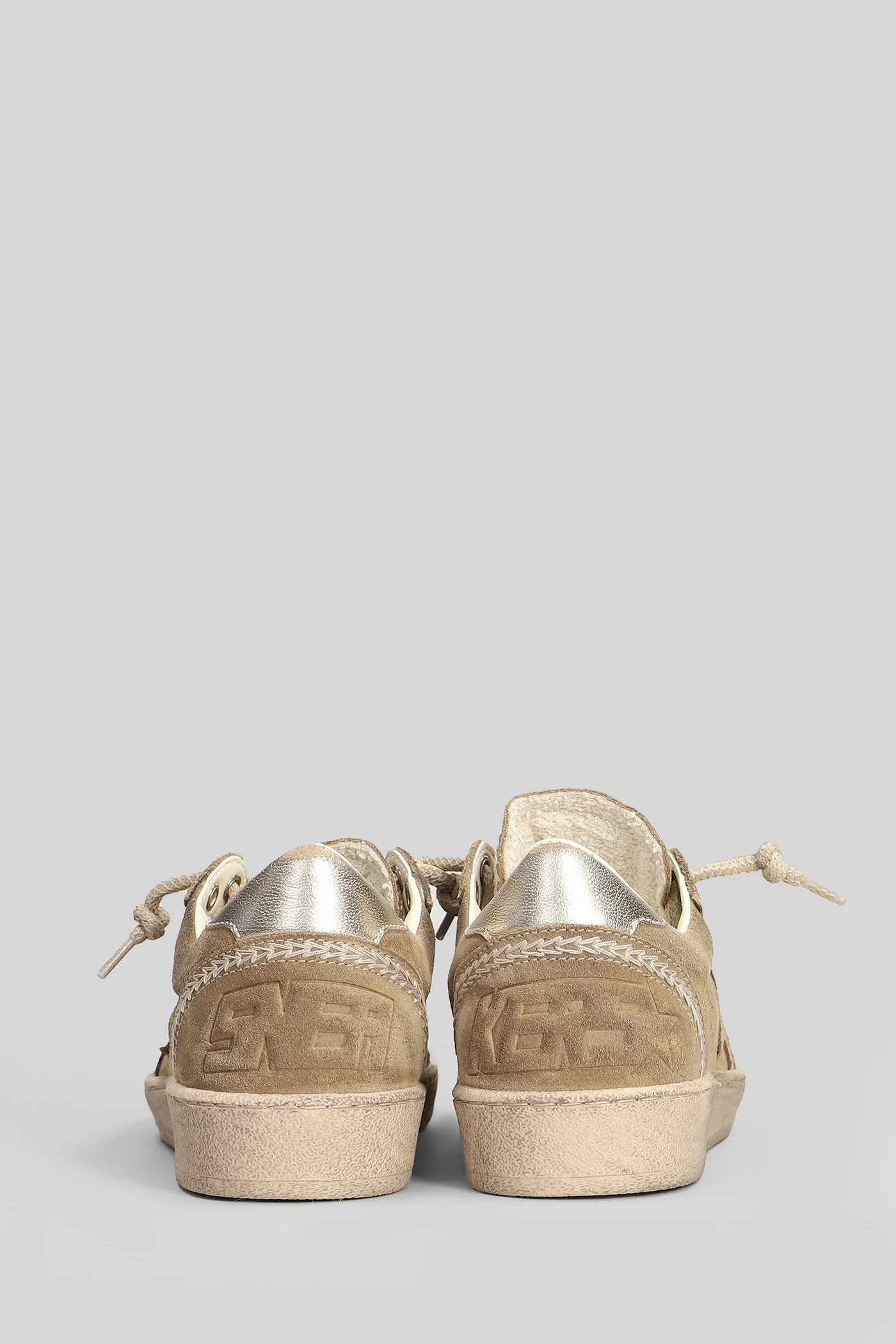 Ball Star Sneakers in brown suede - Image 4