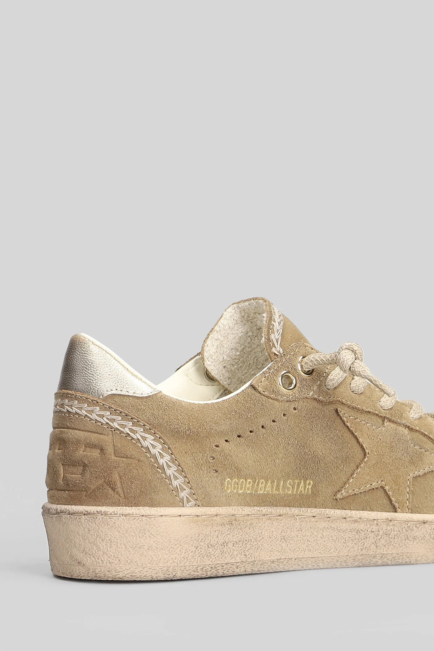 Ball Star Sneakers in brown suede - Image 5