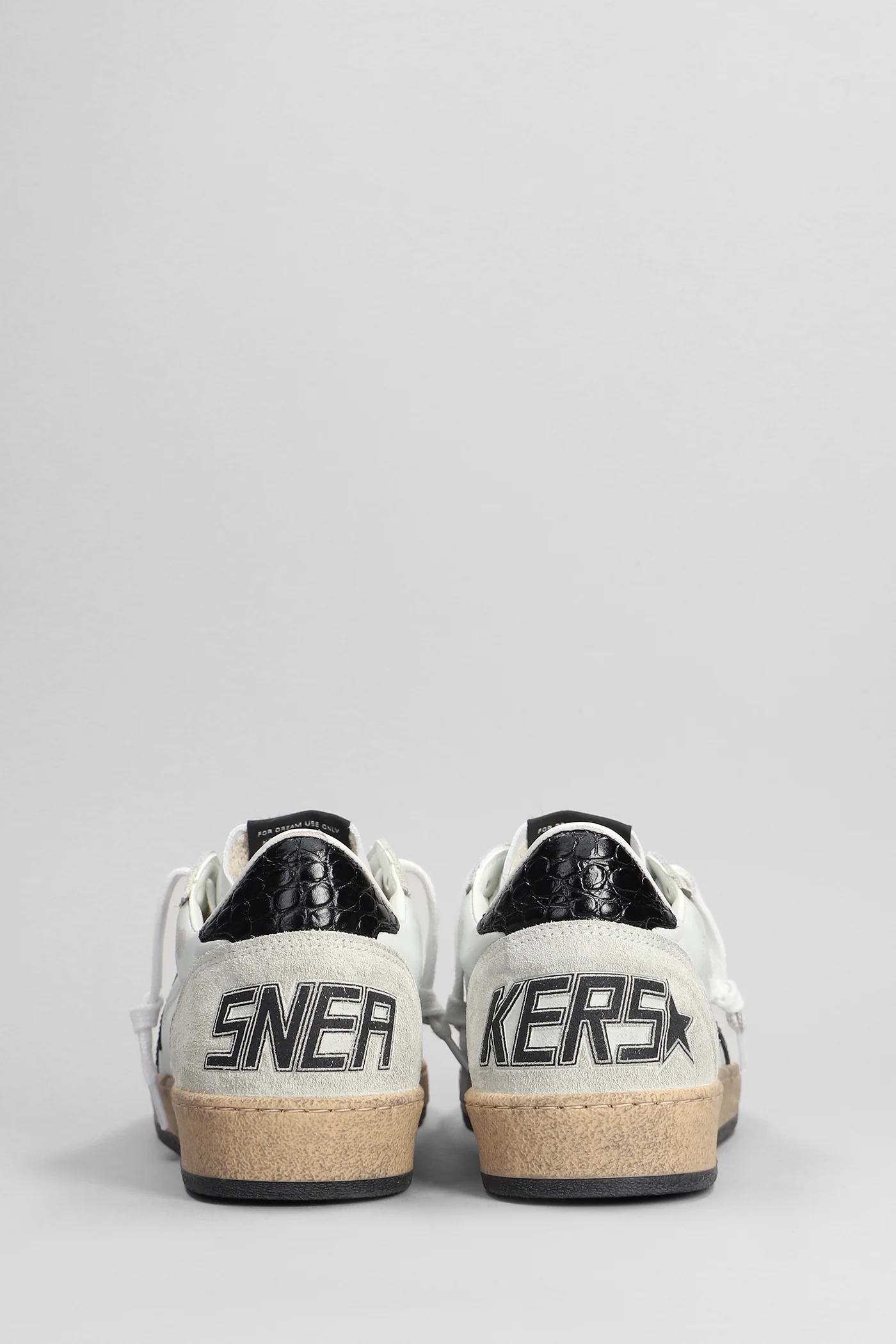 Ball Star Sneakers in grey suede and leather - Image 4