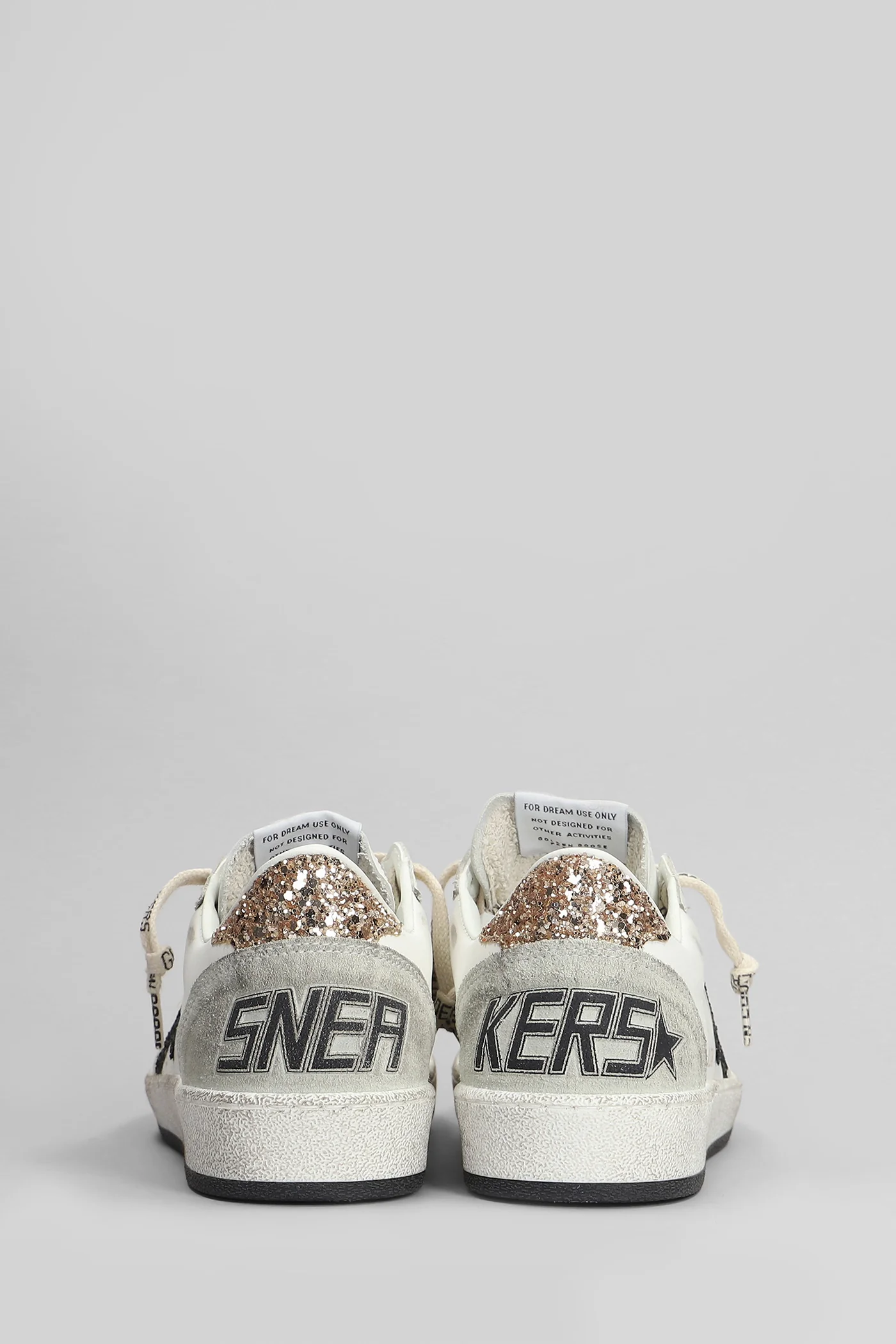 Ball Star Sneakers in white leather - Image 4