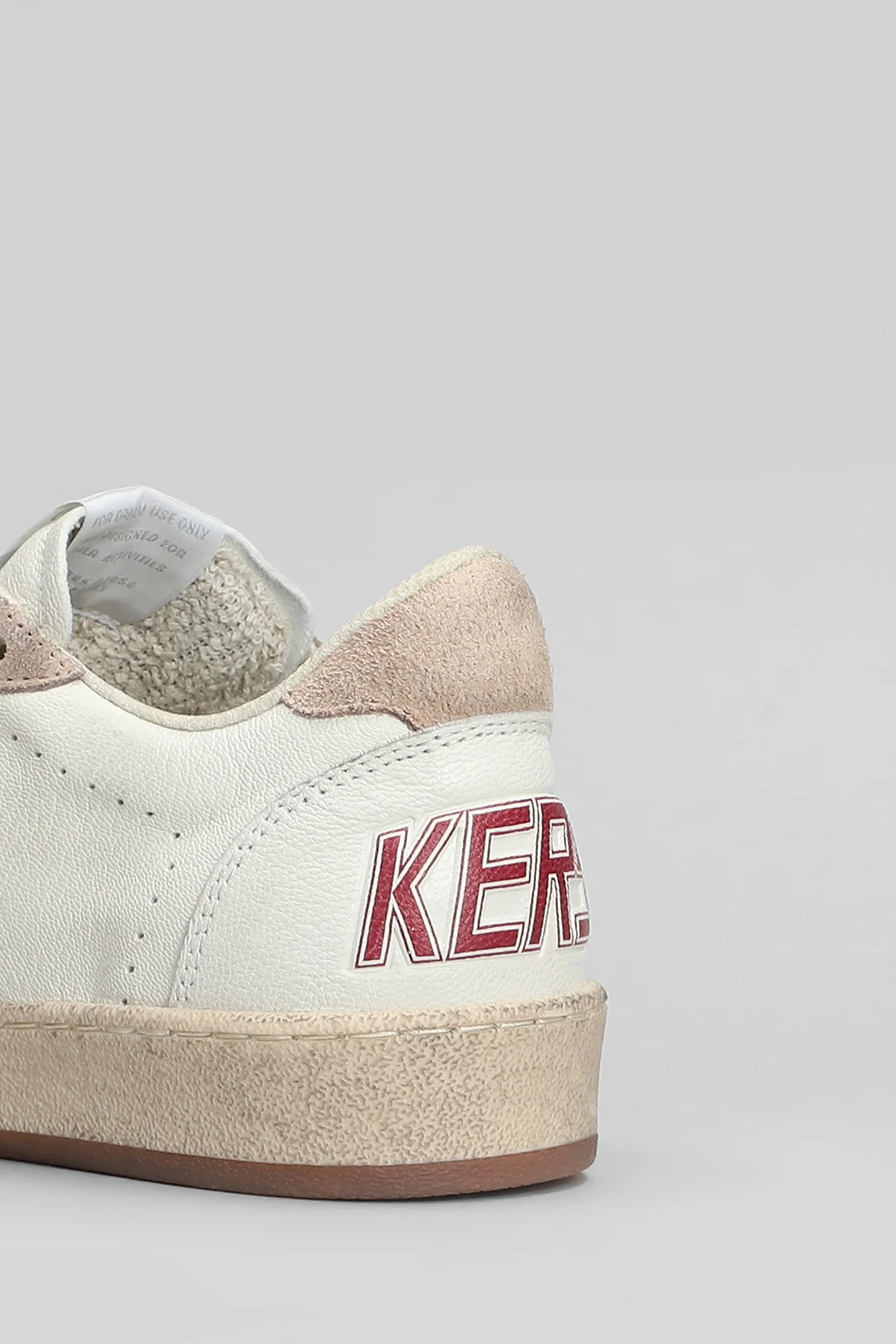 Ball Star Sneakers in white leather - Image 5