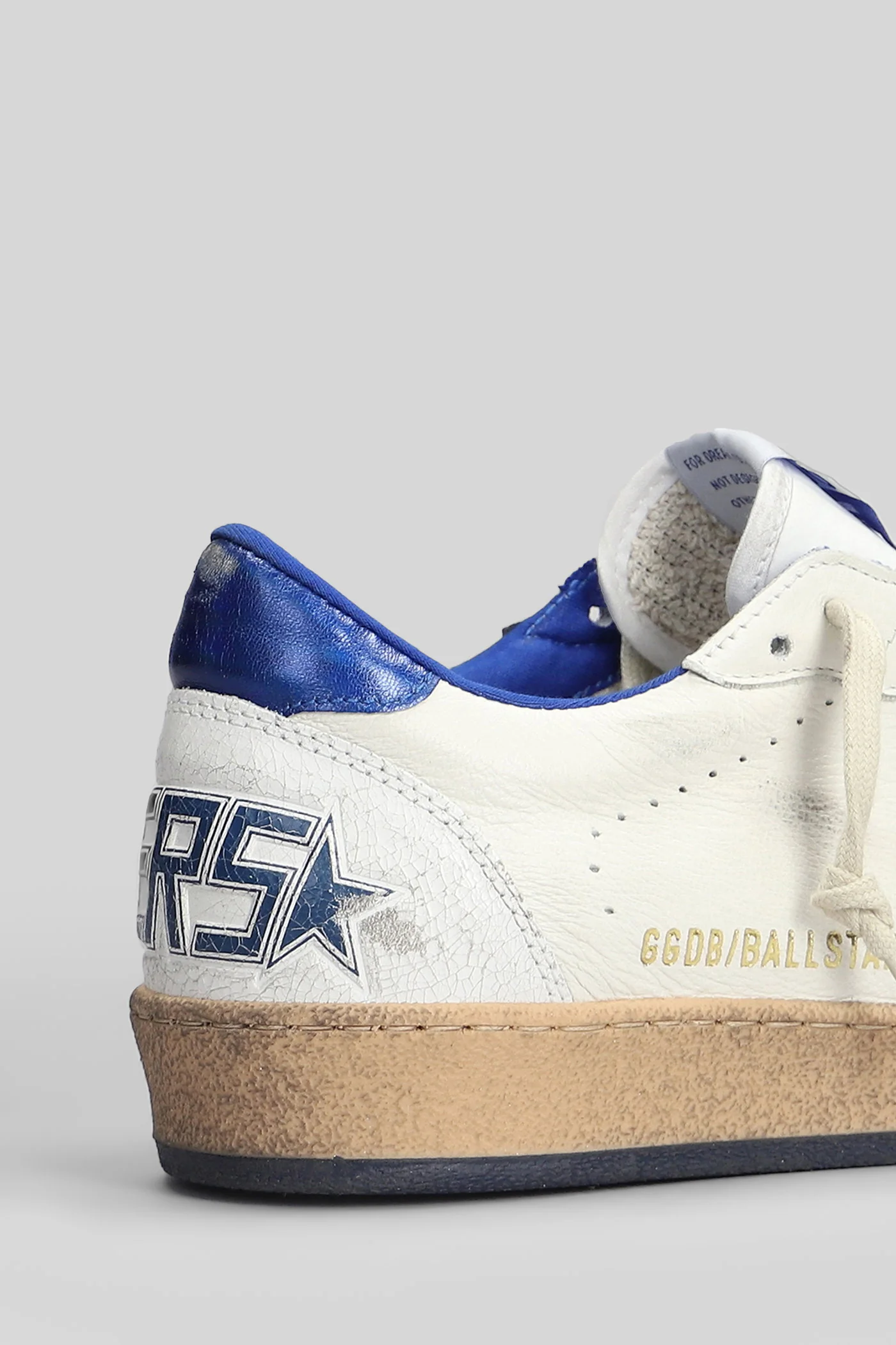 Ball Star Sneakers in white leather - Image 15