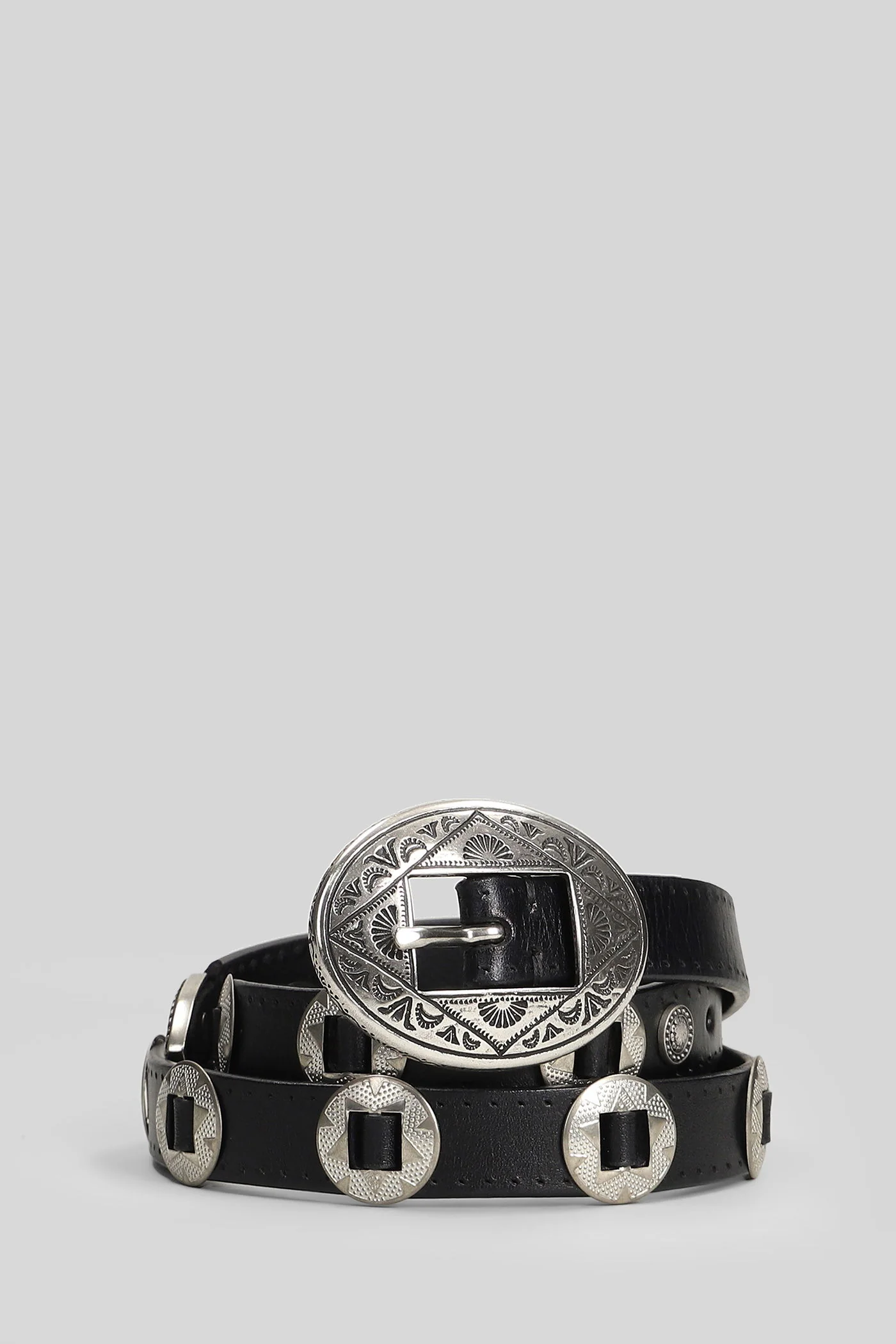 Belts in black leather - Image 2