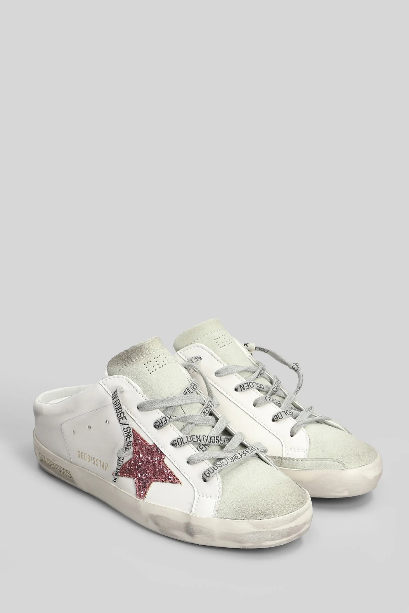 Bio Based Sneakers in white suede and leather - Image 2