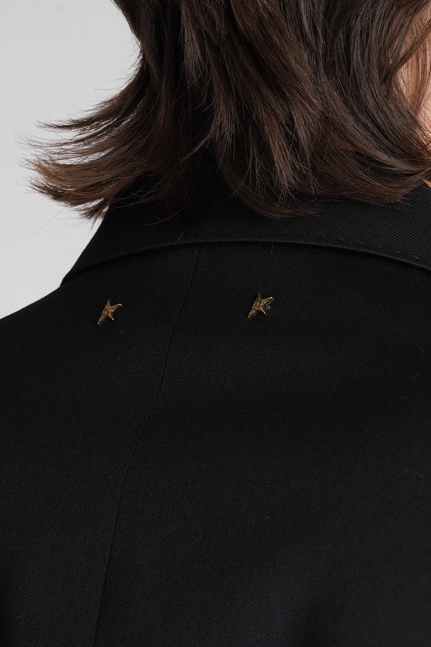 Blazer in black wool - Image 5