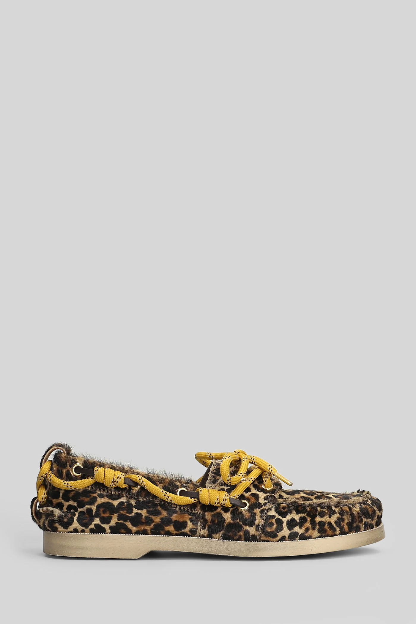 Boat Mocassin Loafers in Animalier pony skin
