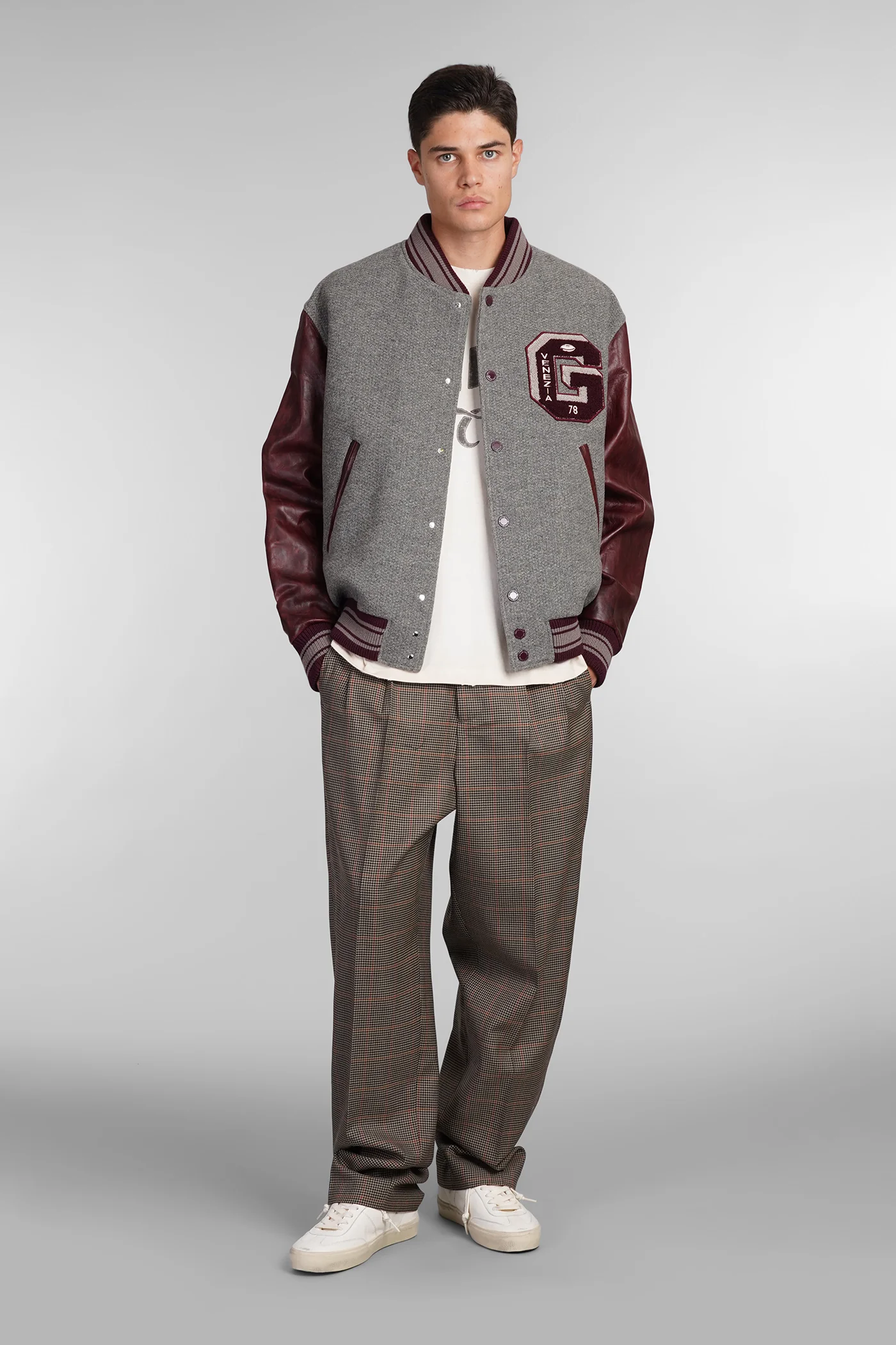 Bomber Jacket in grey wool - Image 2