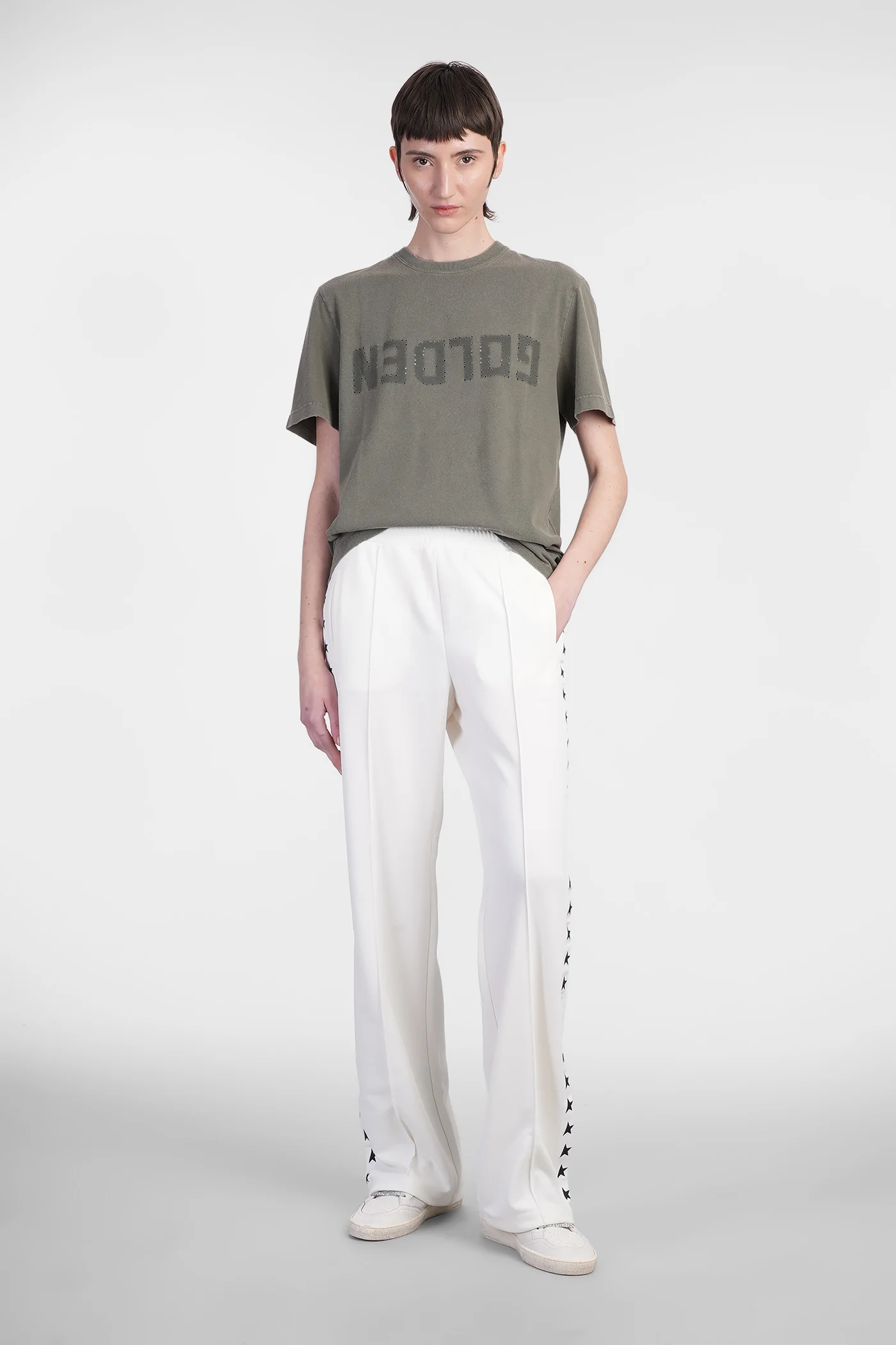 Dorotea Pants in white polyester - Image 2