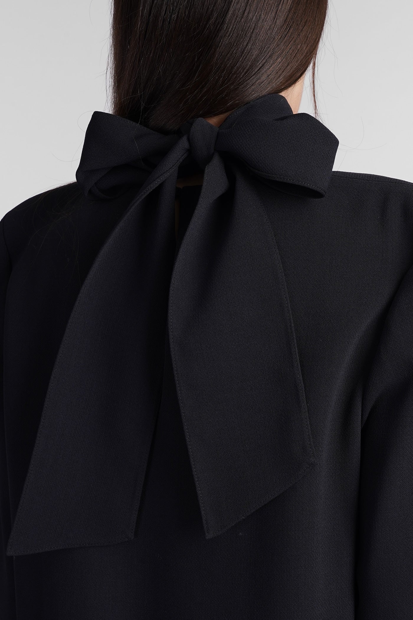 Dress woman in blue wool - Image 5
