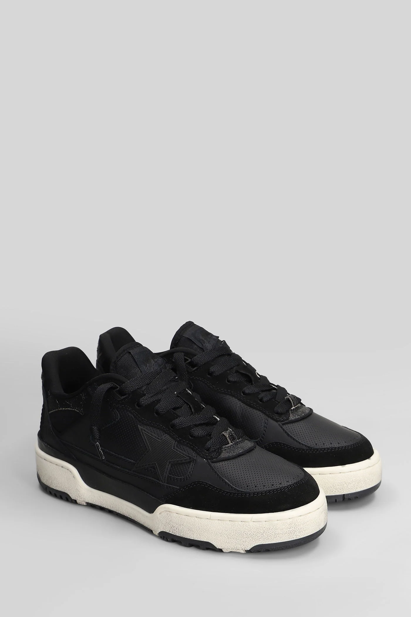 Forty 2 Sneakers in black suede and leather - Image 2