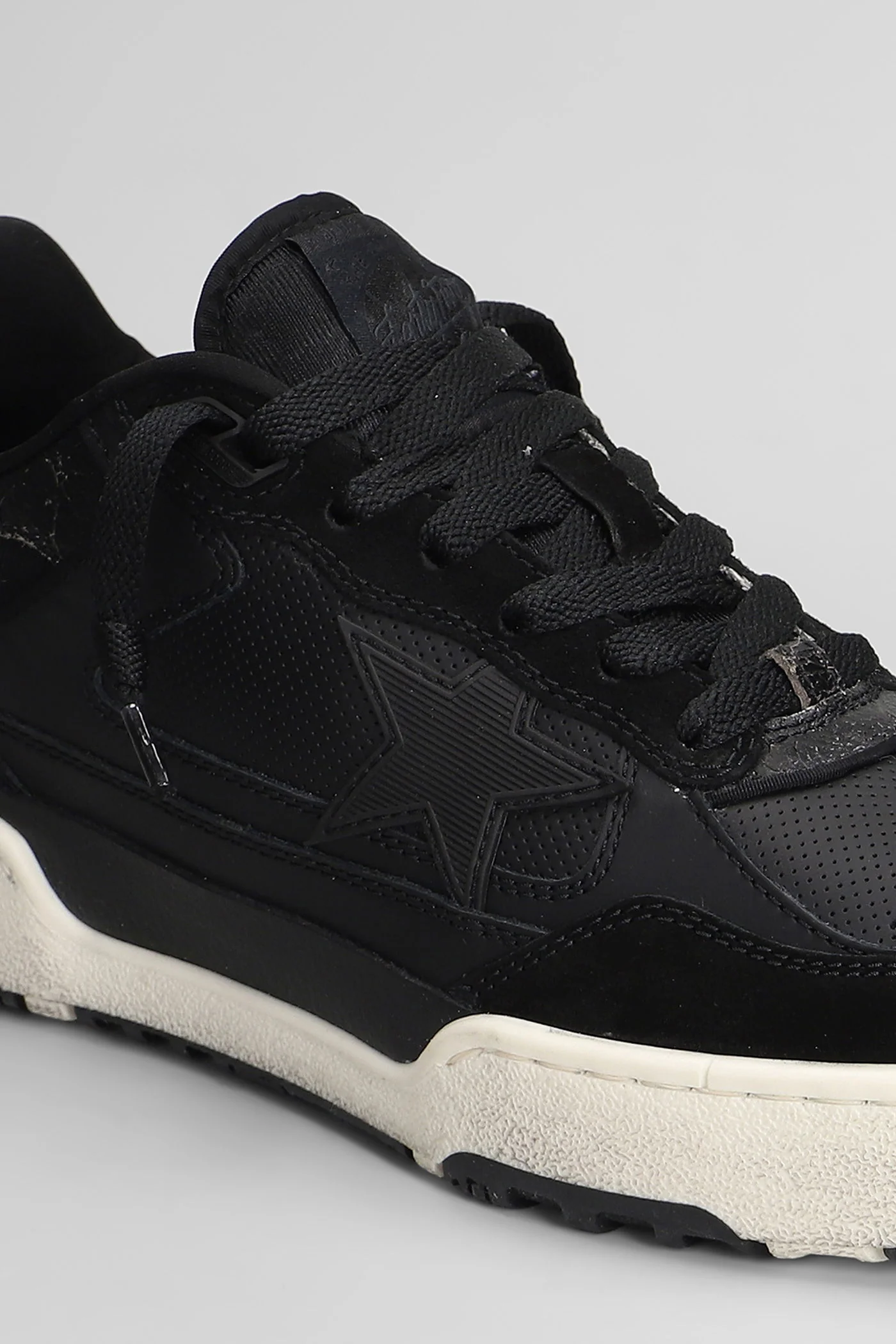 Forty 2 Sneakers in black suede and leather - Image 5