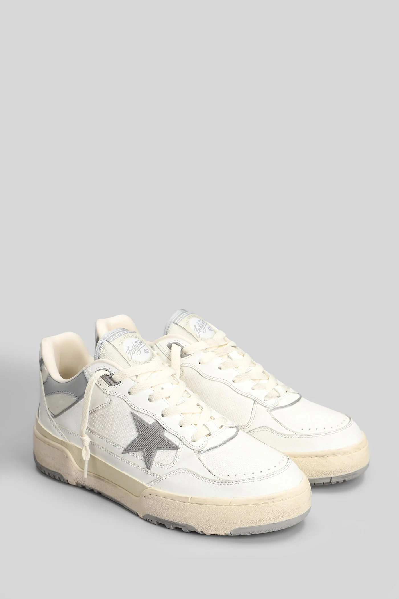 Forty 2 Sneakers in white leather - Image 2